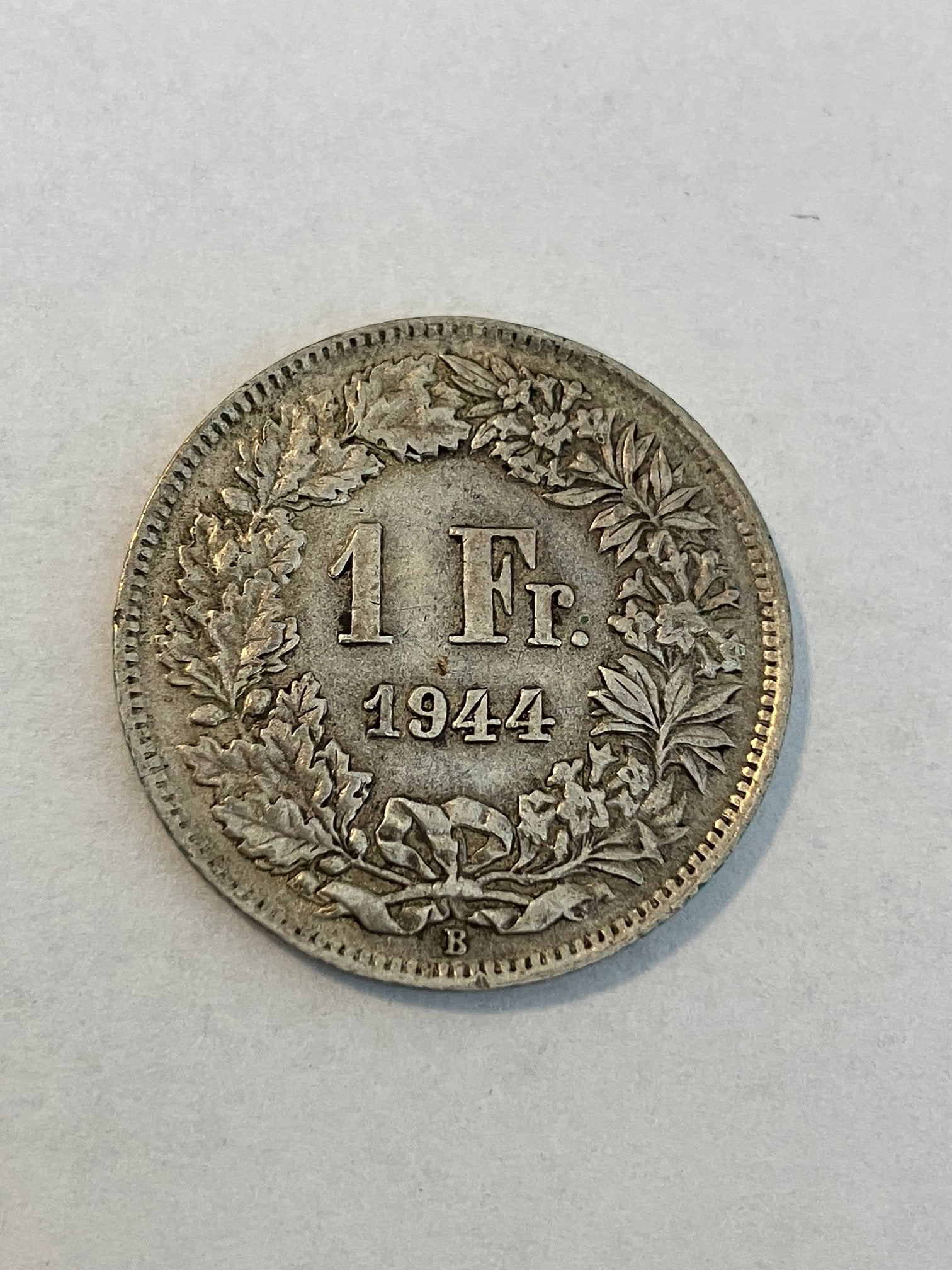 1 Franc Switzerland 1944