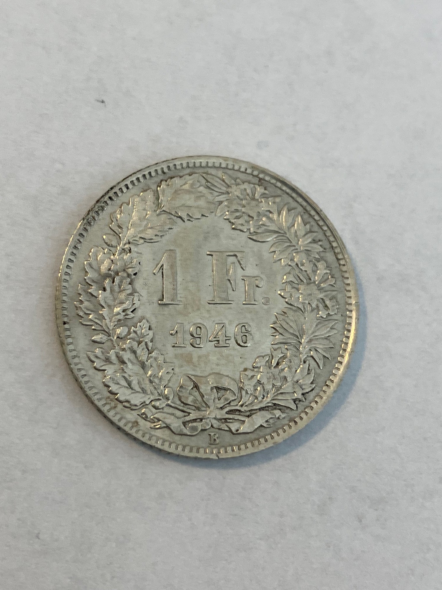 1 Franc Switzerland 1946