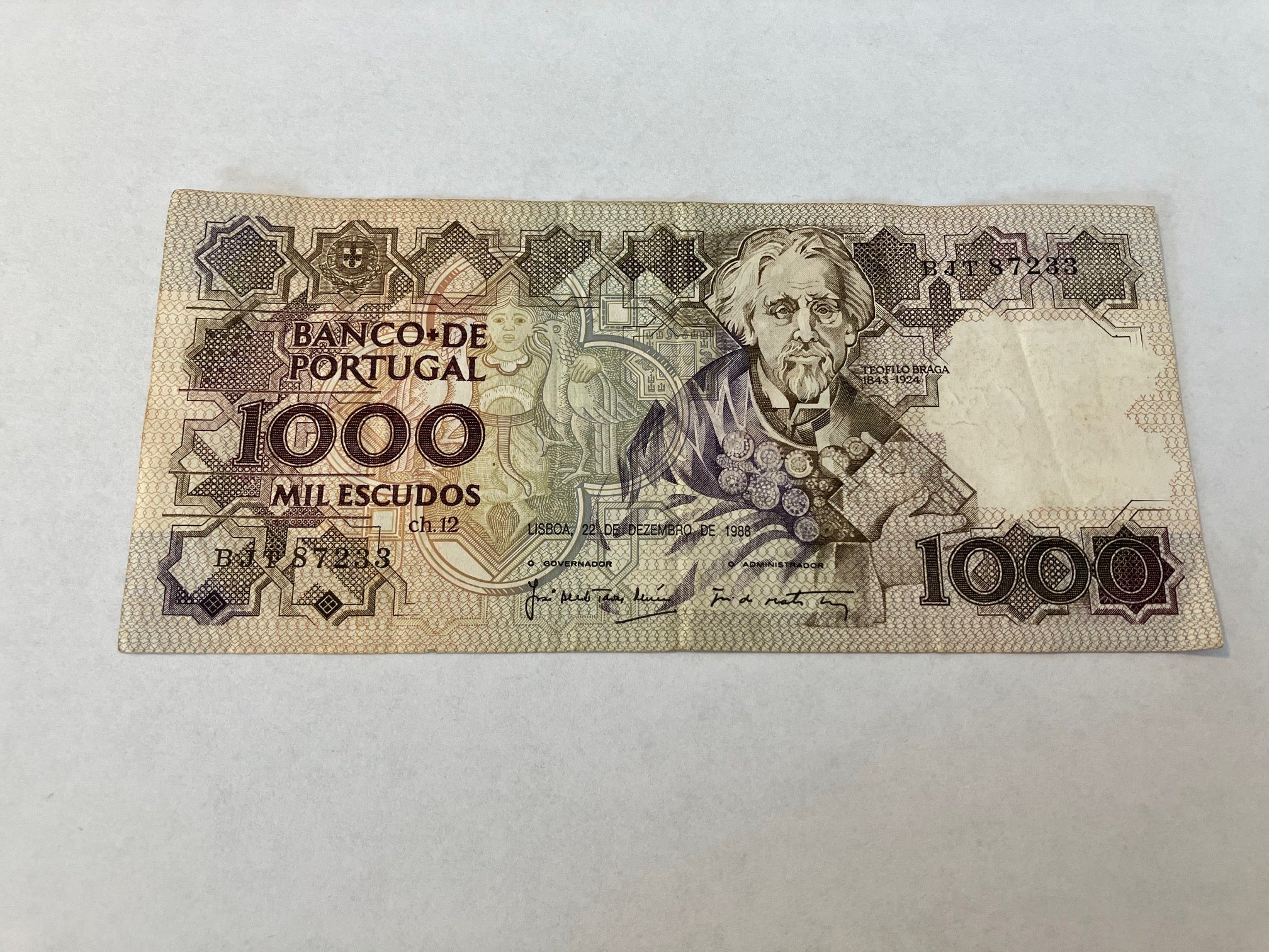 1000 Escudos Portugal 1988