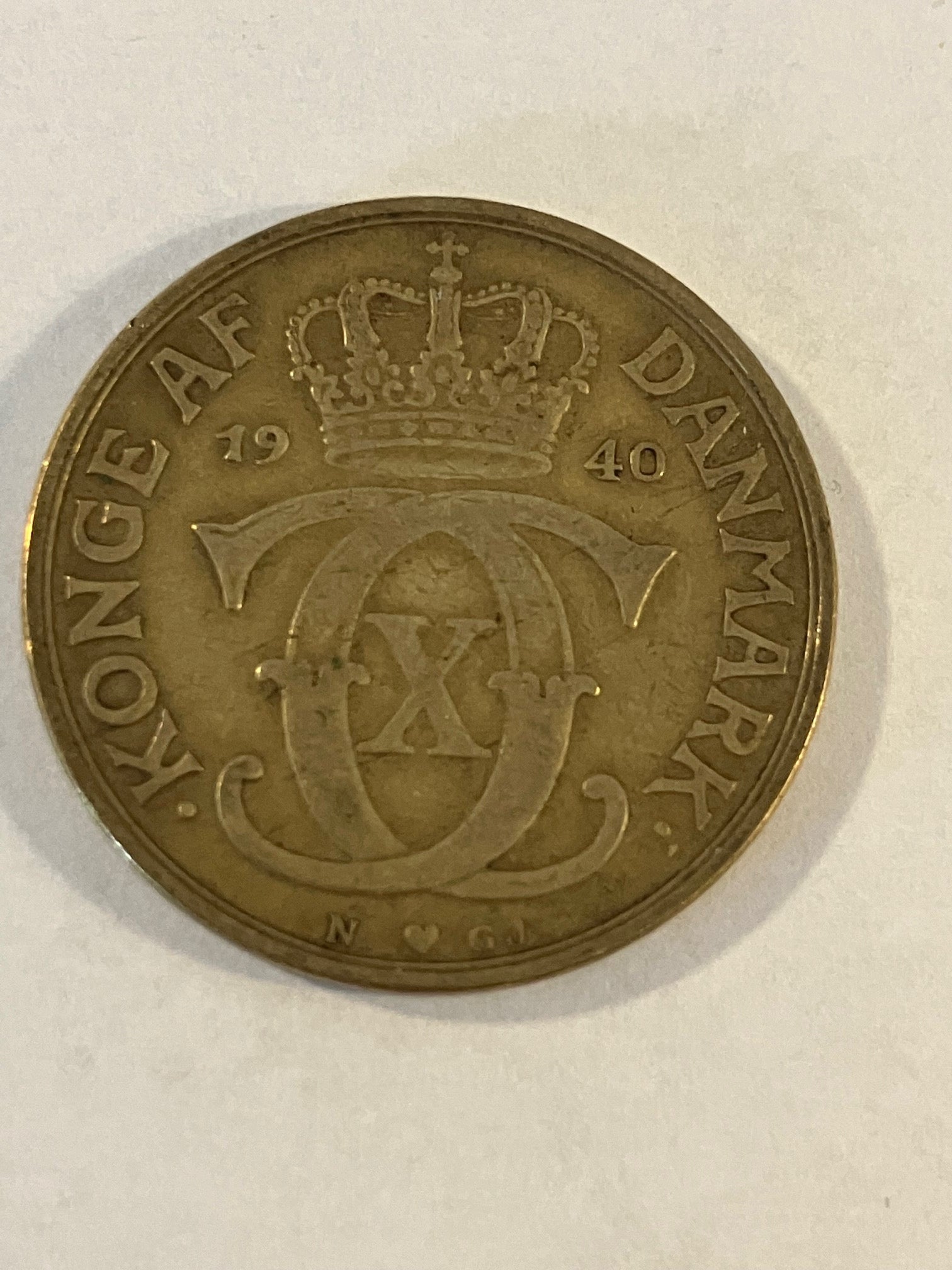 2 Kroner Danmark 1940