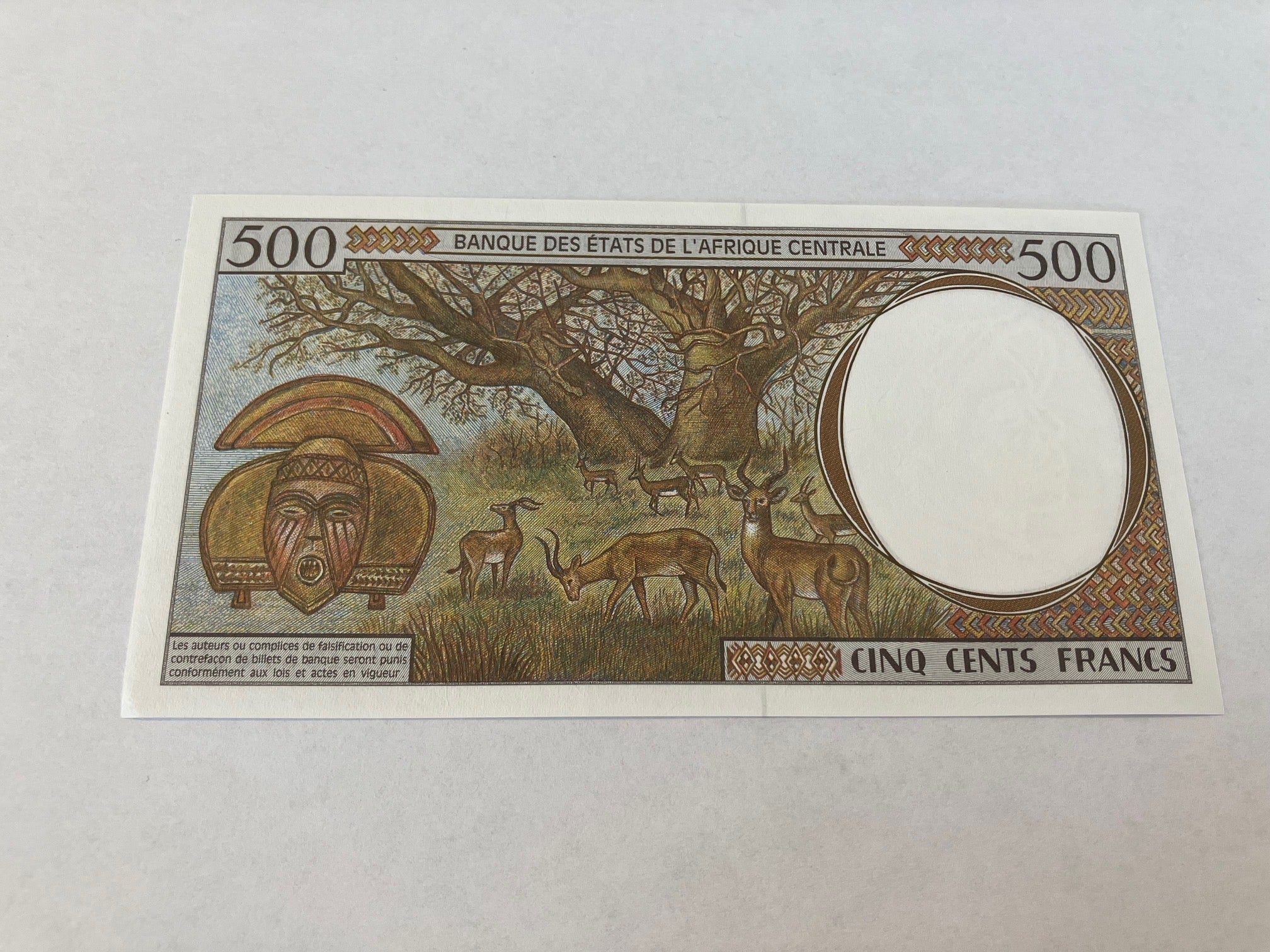 500 Francs Central African States