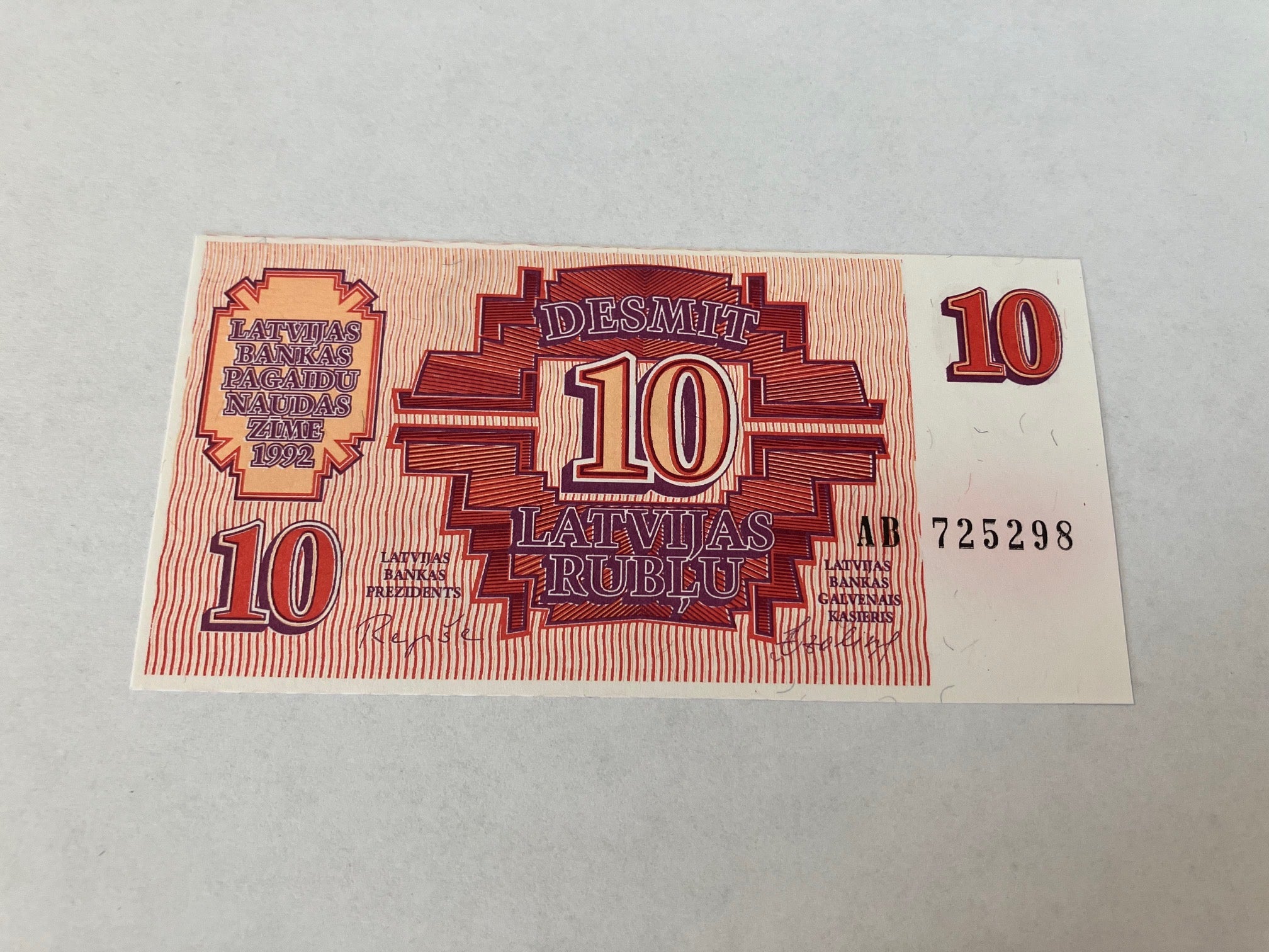 10 Rubli Latvia