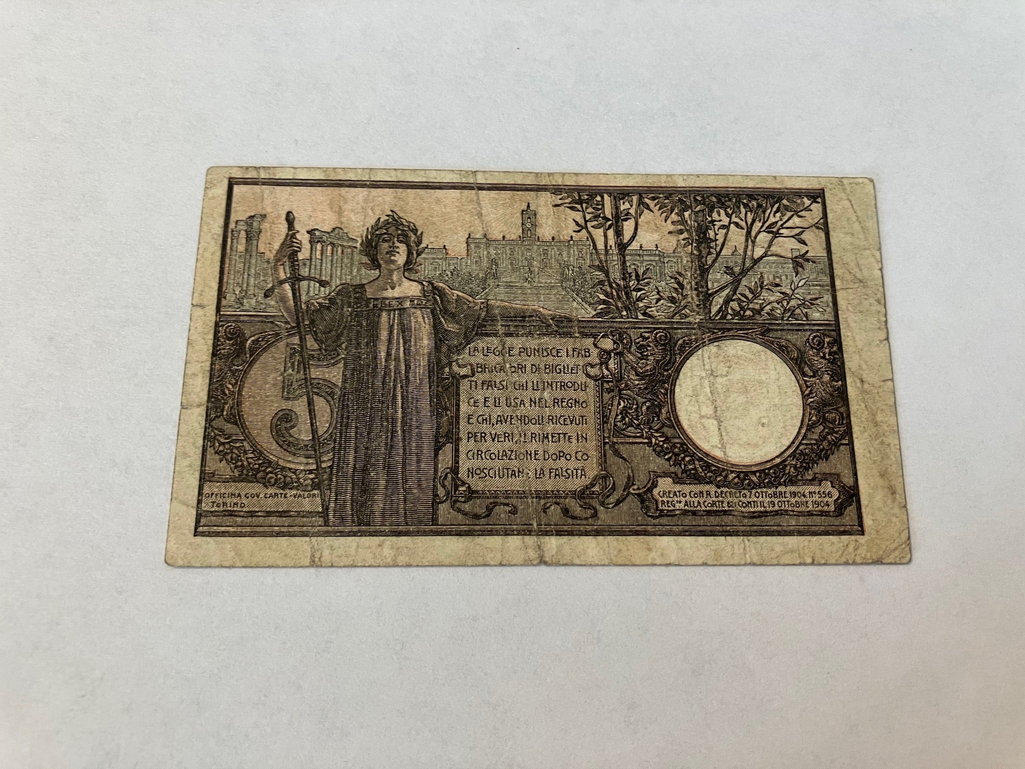 5 Lire Italy