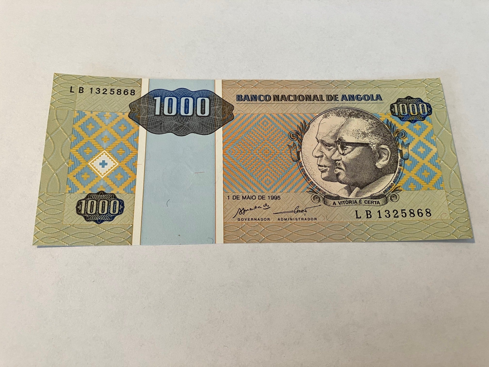 1000 Kwanzas Angola 1995