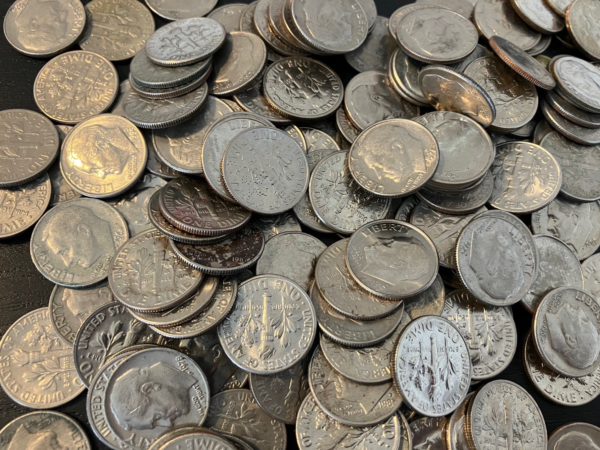 50 stk One Dime USA - Blandet stand og årgange