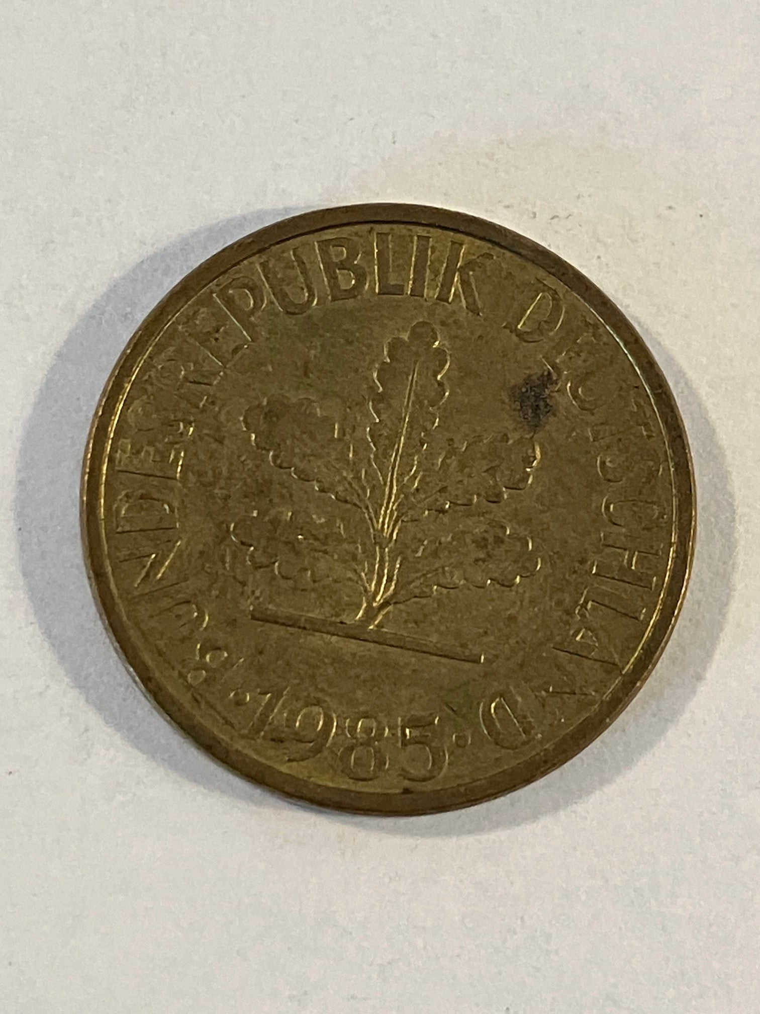 10 Pfennig Germany 1985