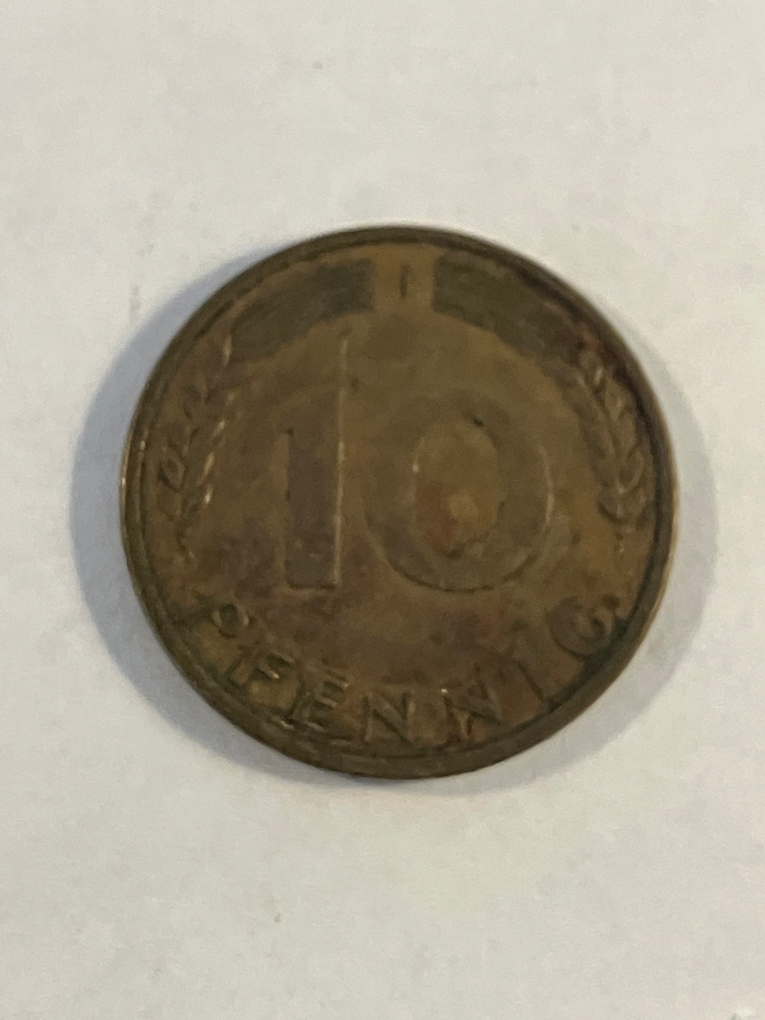 10 Pfennig Germany 1967