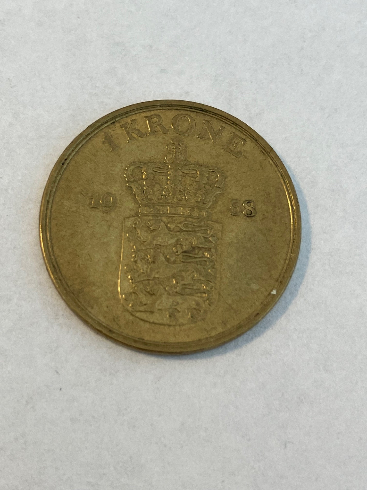 1 Krone 1958