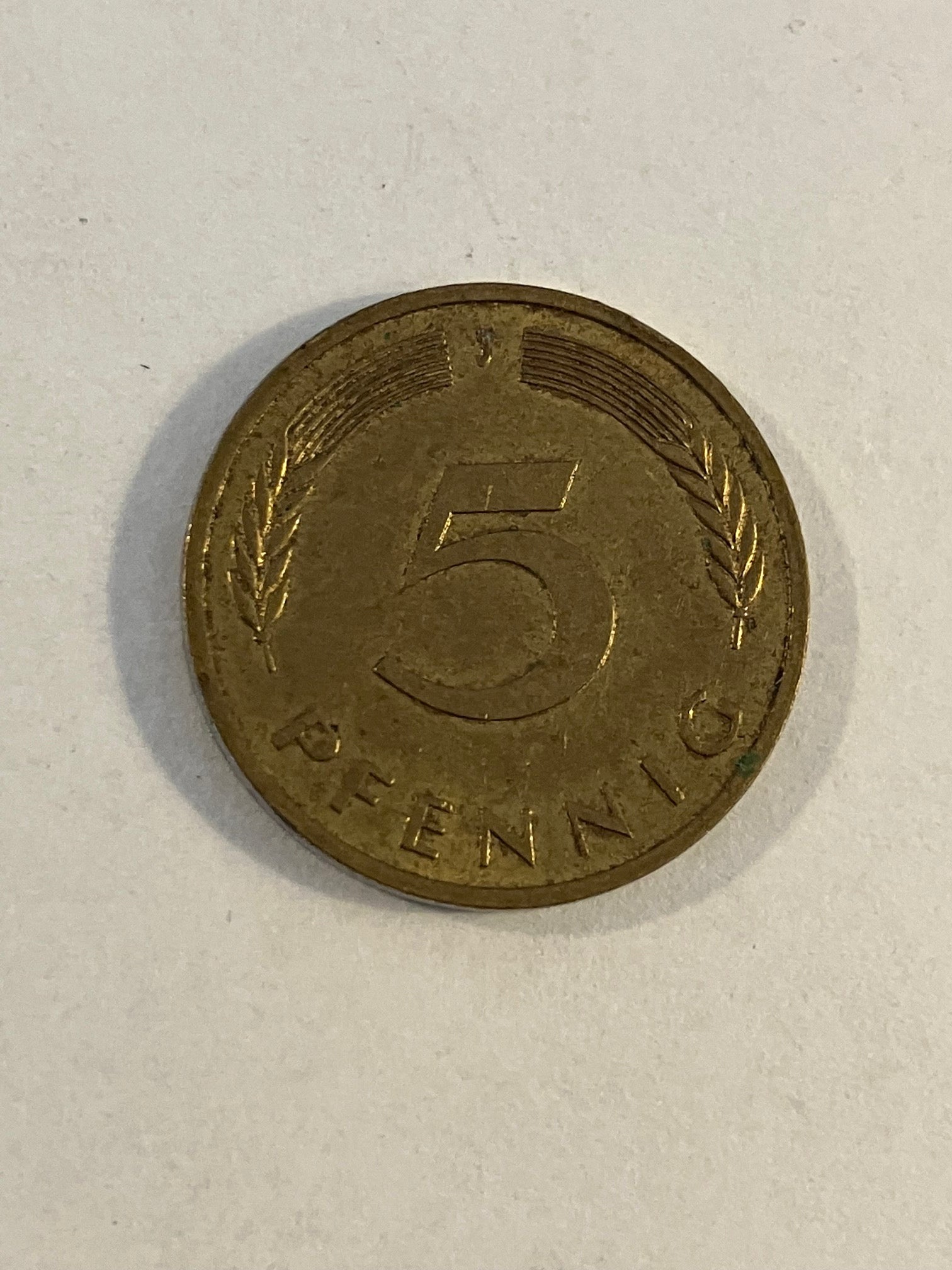 5 Pfennig Germany 1975