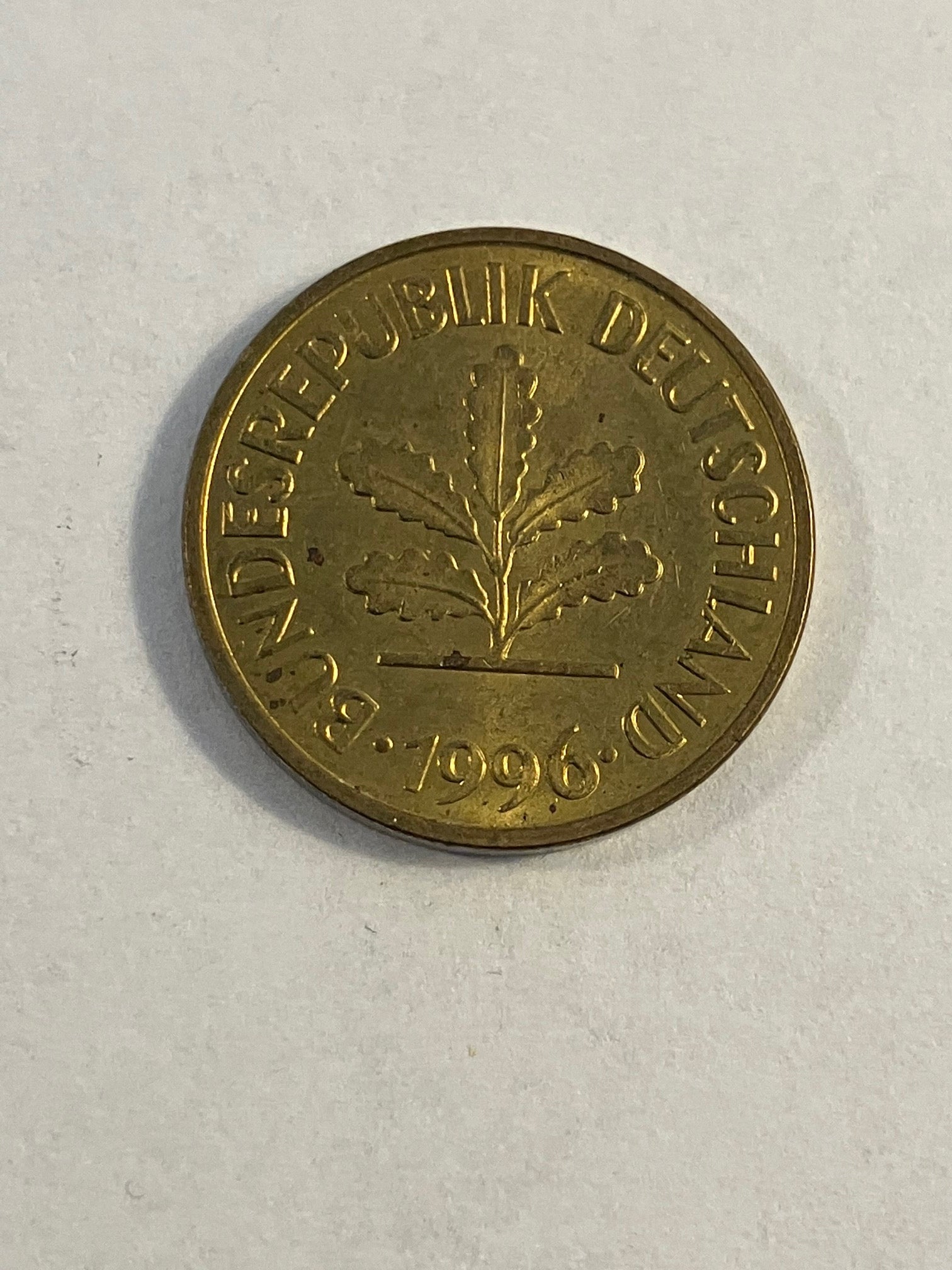 5 Pfennig Germany 1996