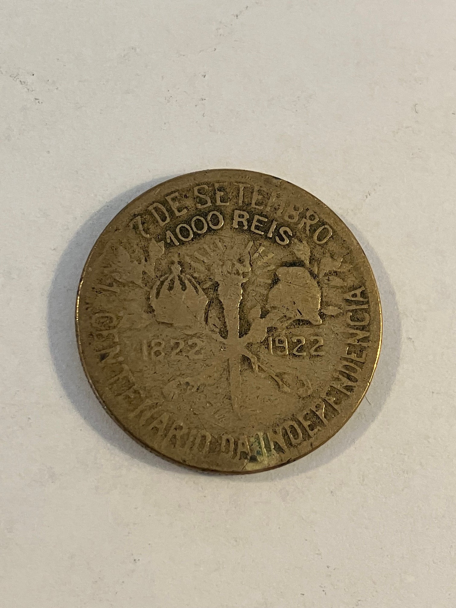 1000 Reis Brazil 1922