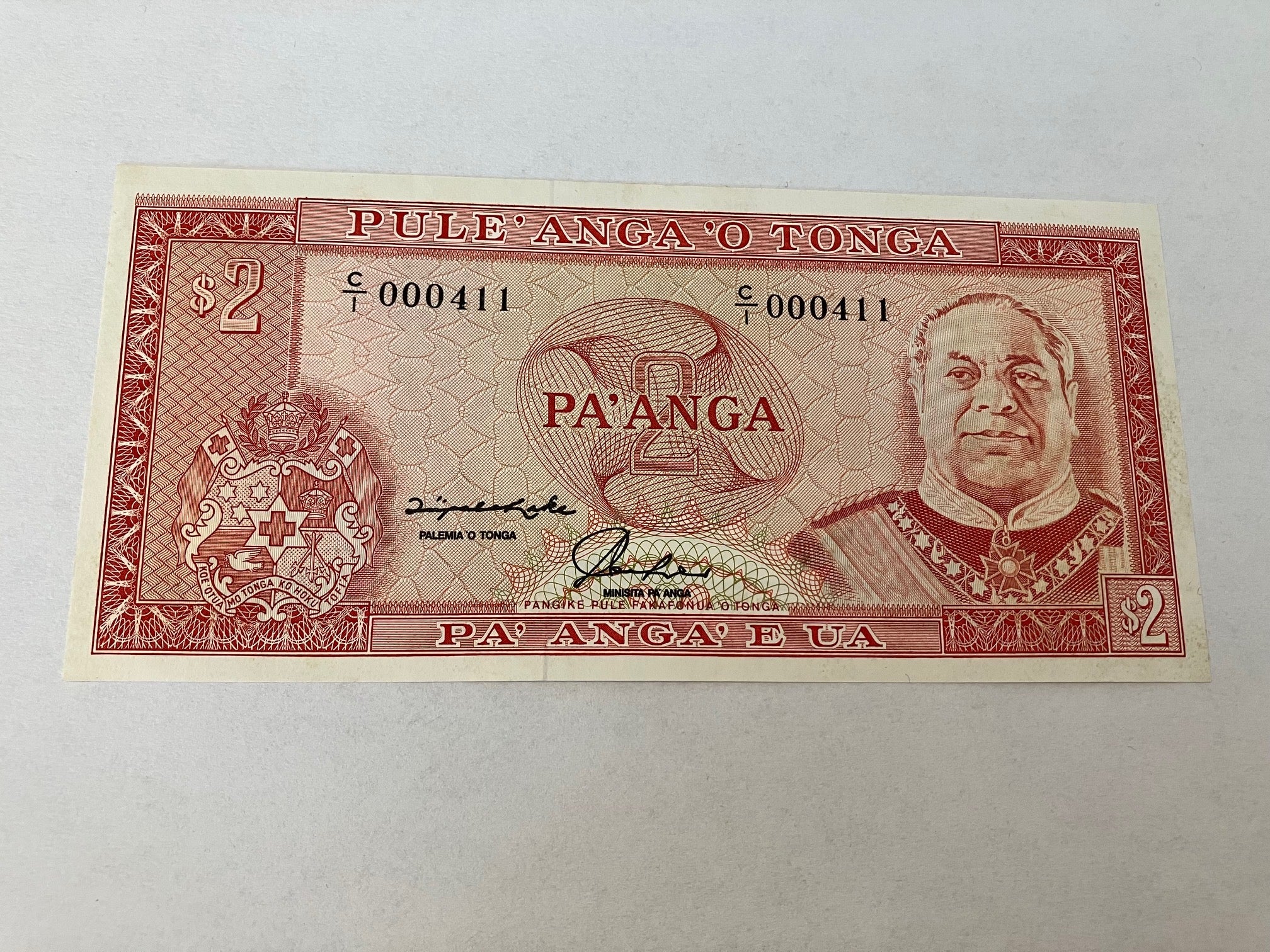 2 Pa'anga Tonga (Series 1973-1989)