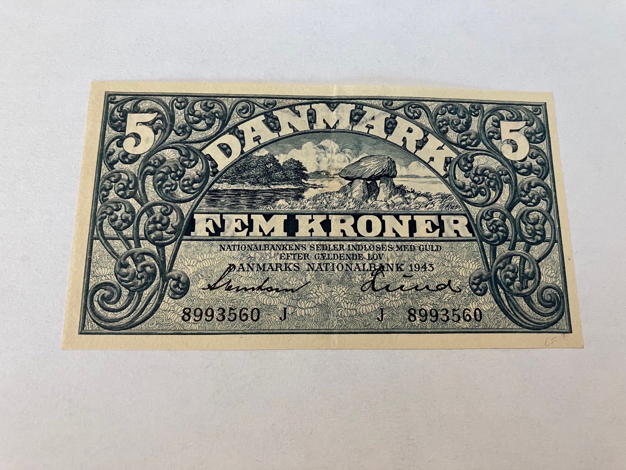 5 Kroner 1943 J