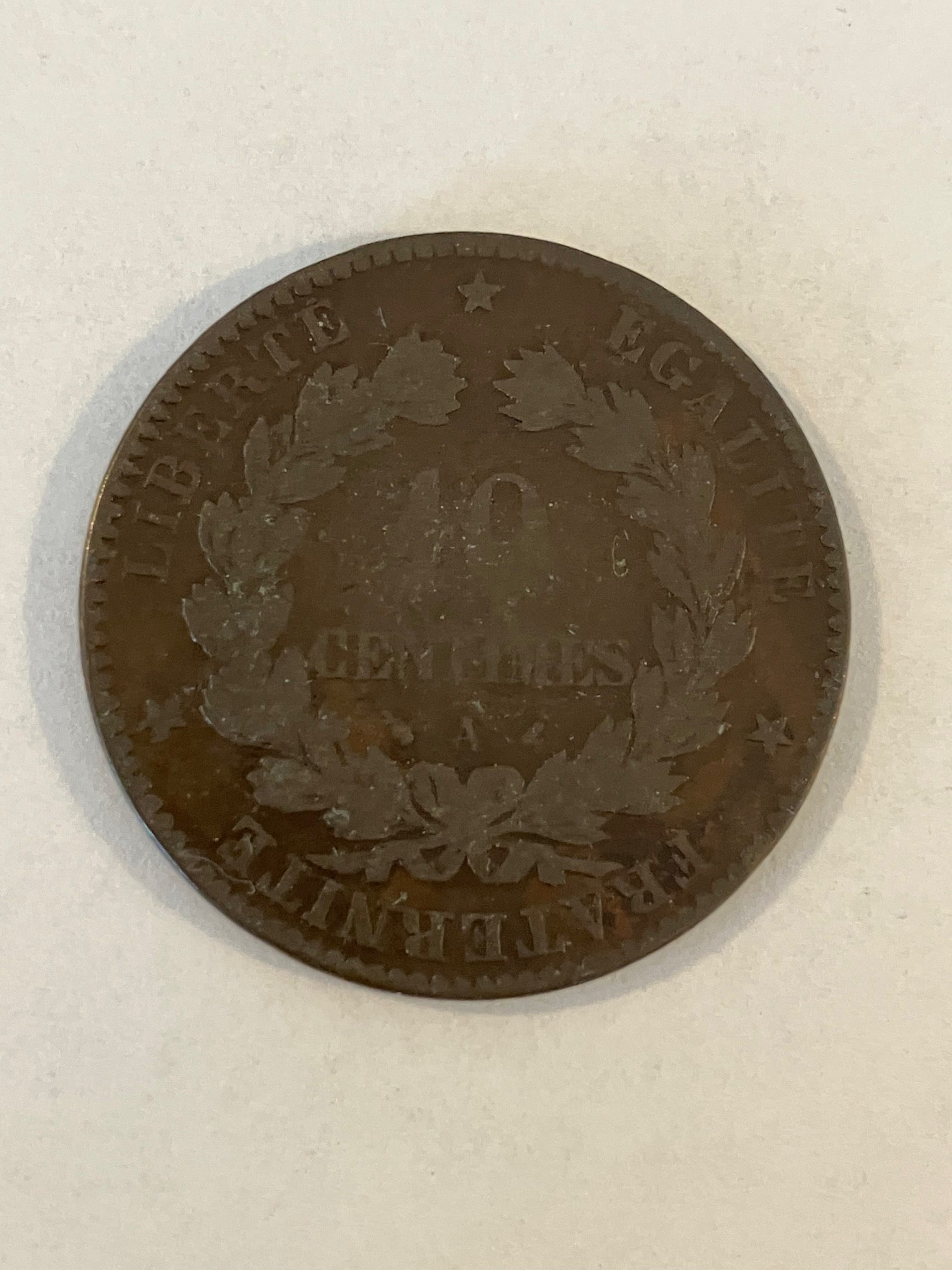 10 Centimes 1896 France