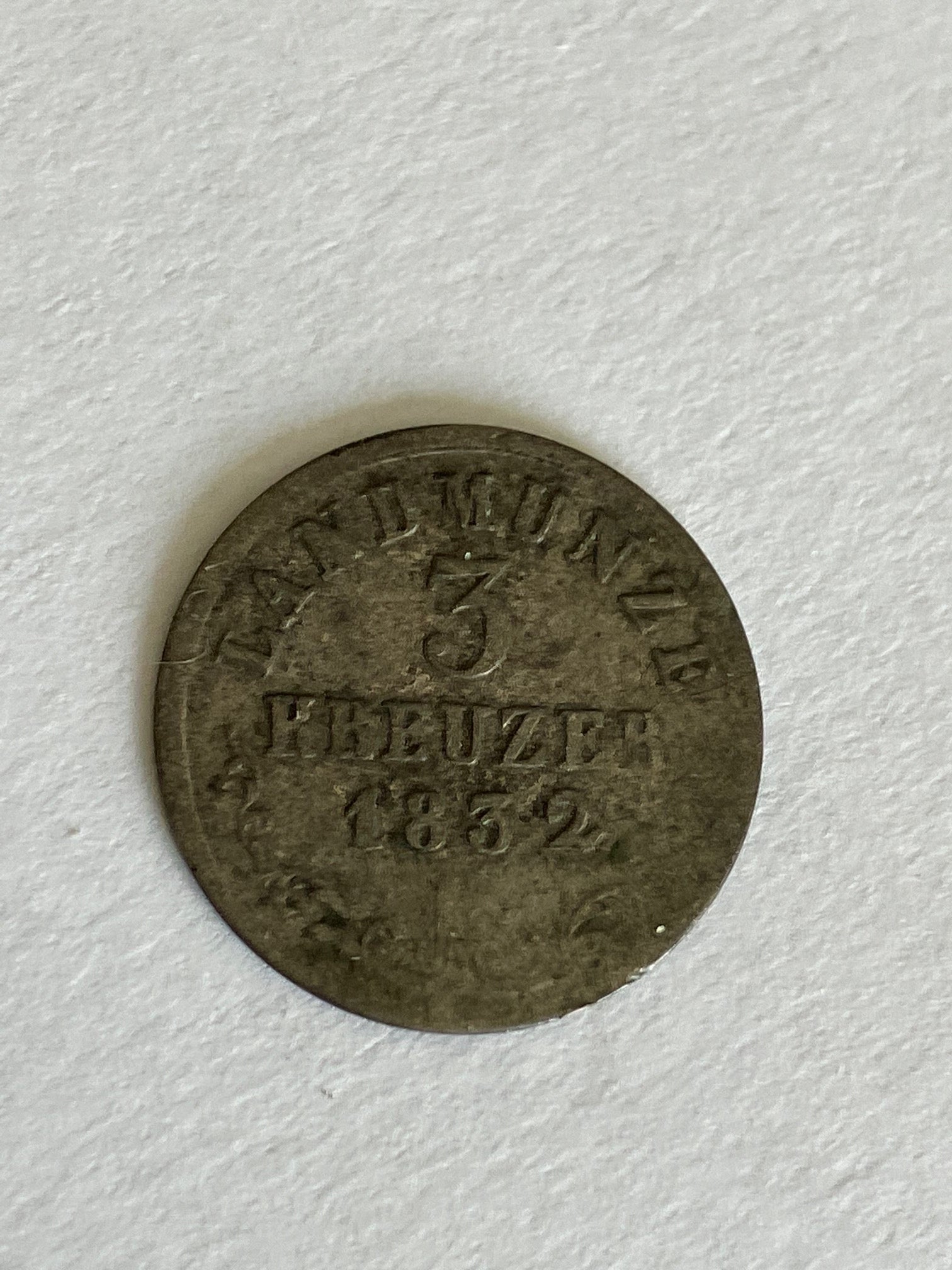 3 Kreuzer 1832