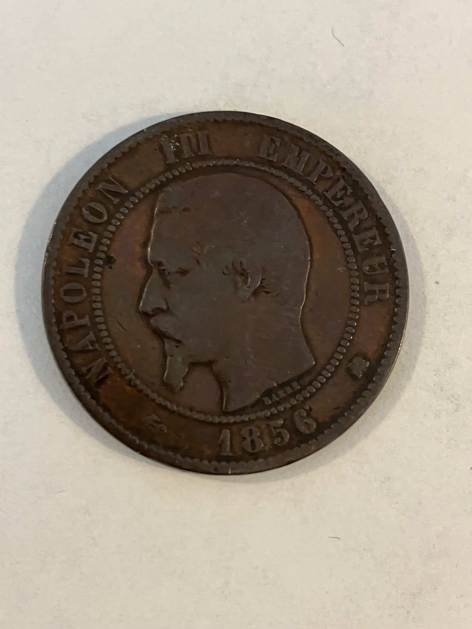 10 centimes 1856 France