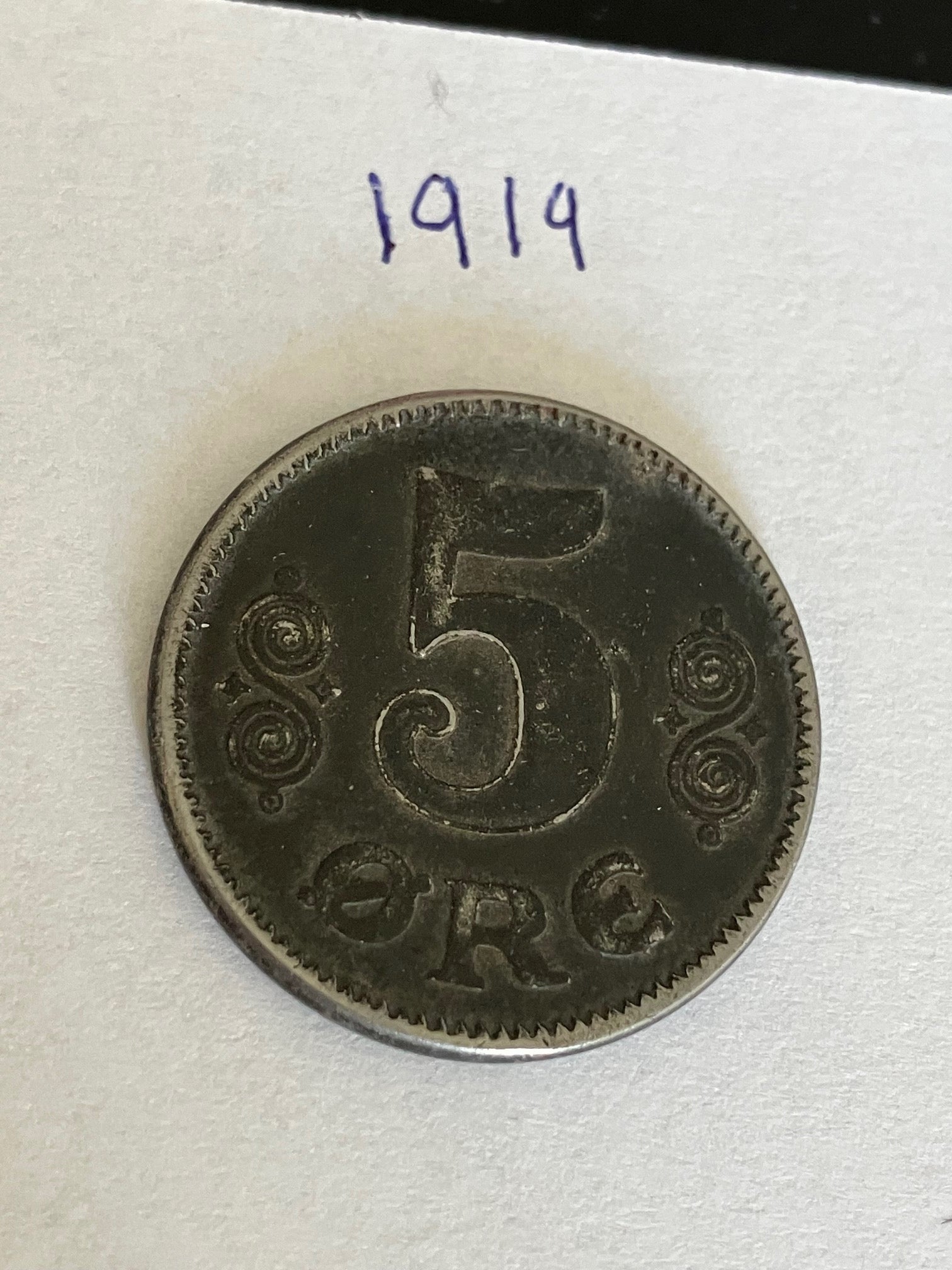 5 øre 1919 Jern