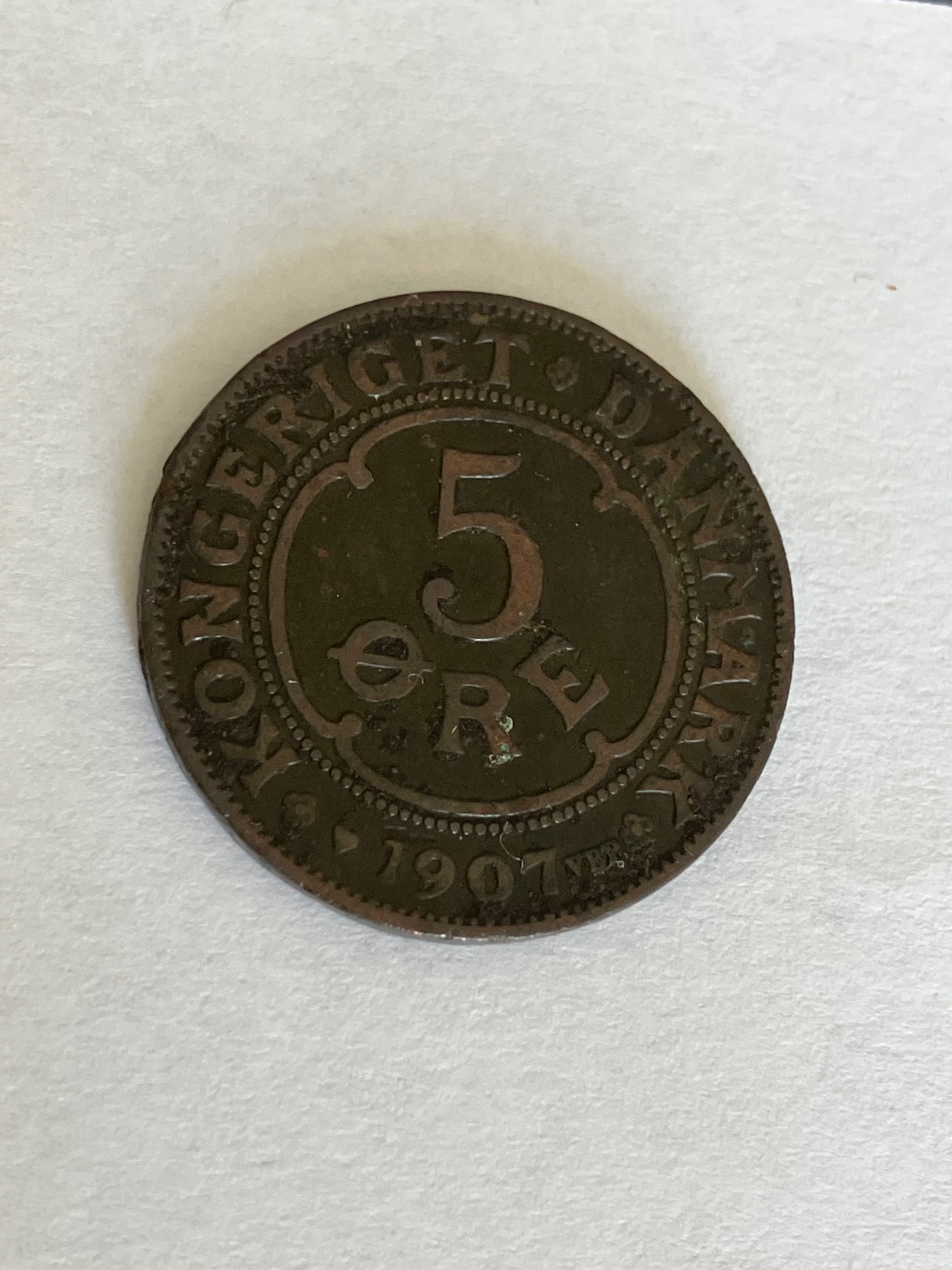 5 øre 1907