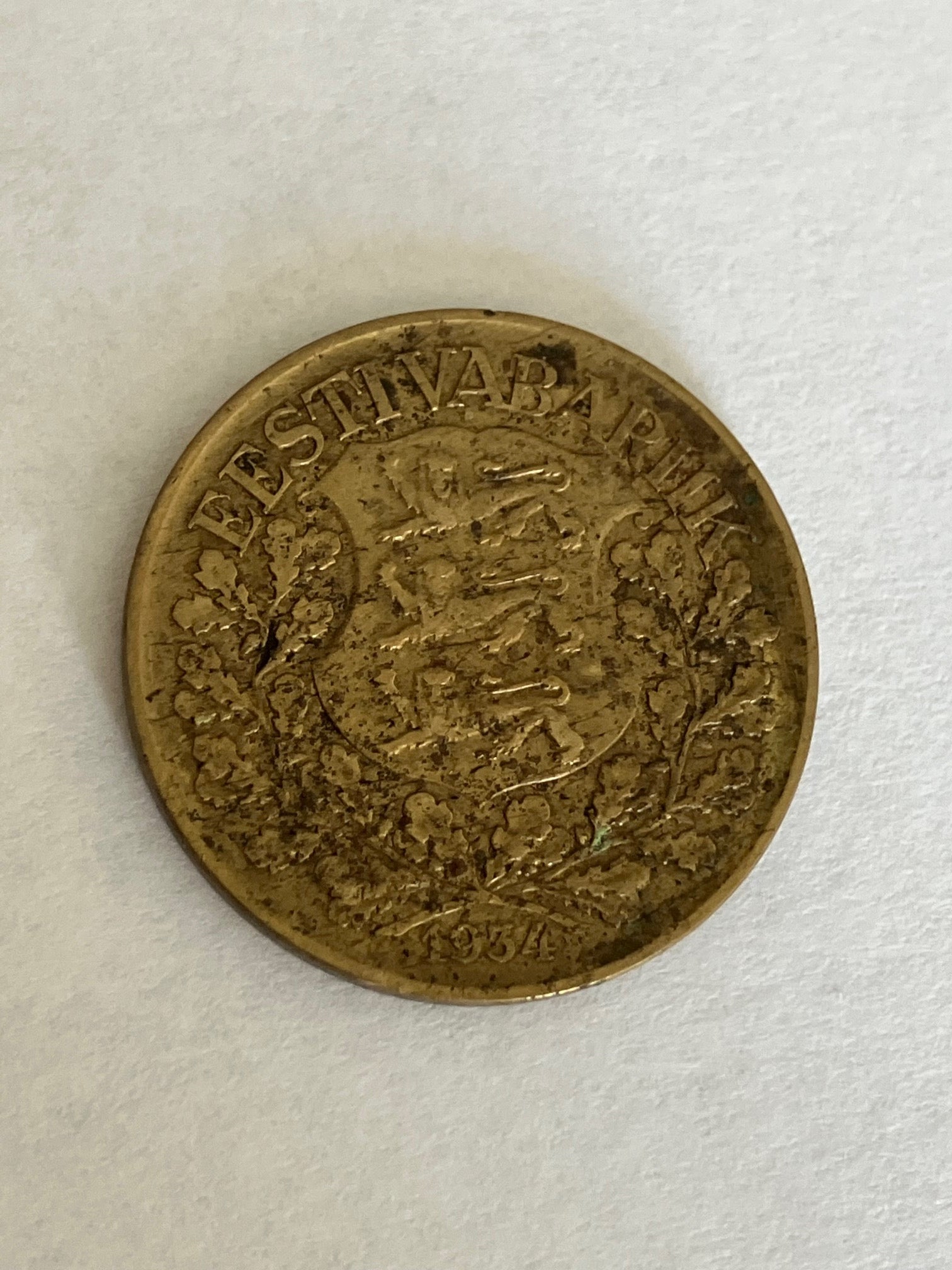 1 Kroon Estonia 1934