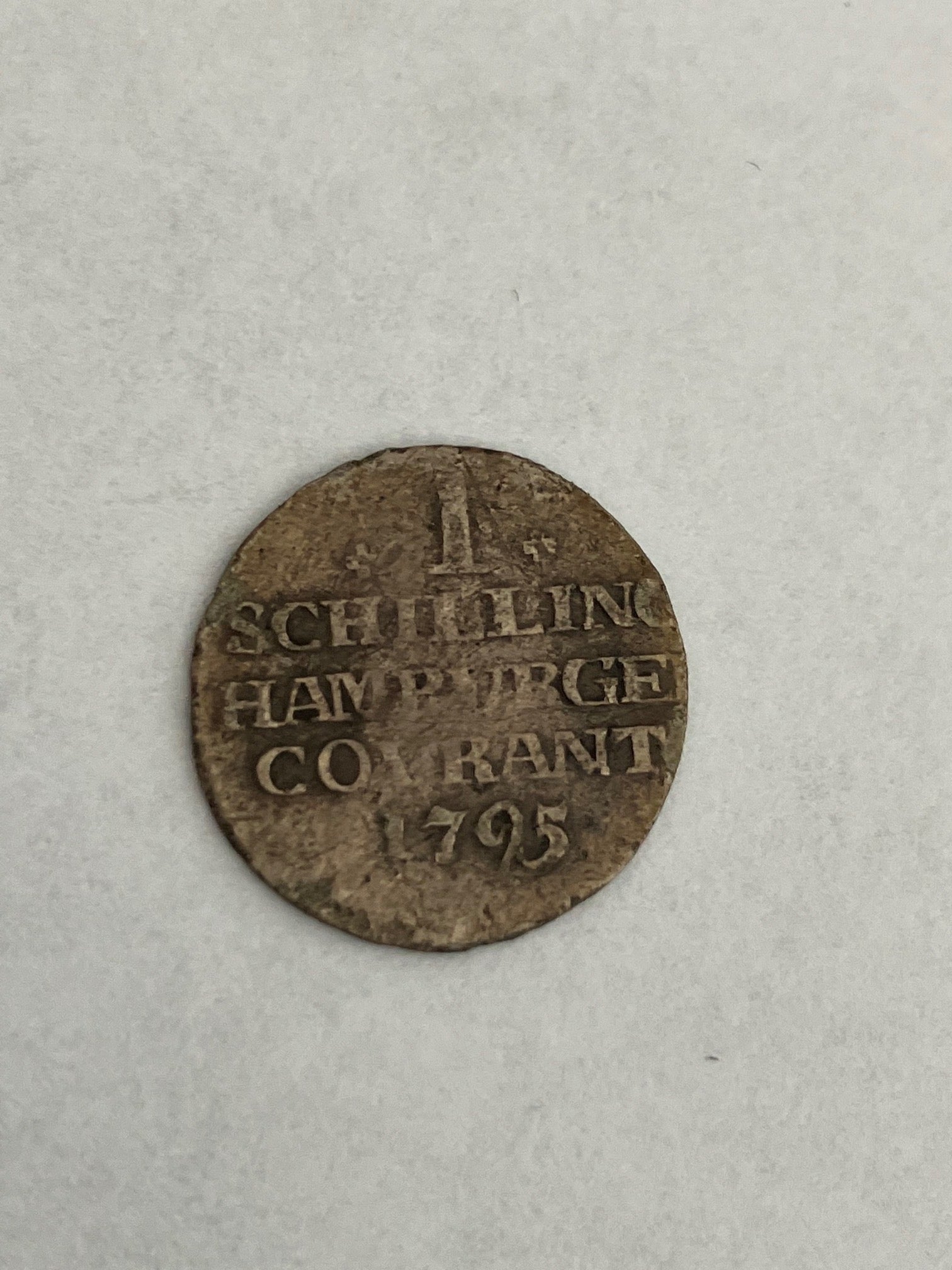 1 Schilling Courant Hamburg 1795