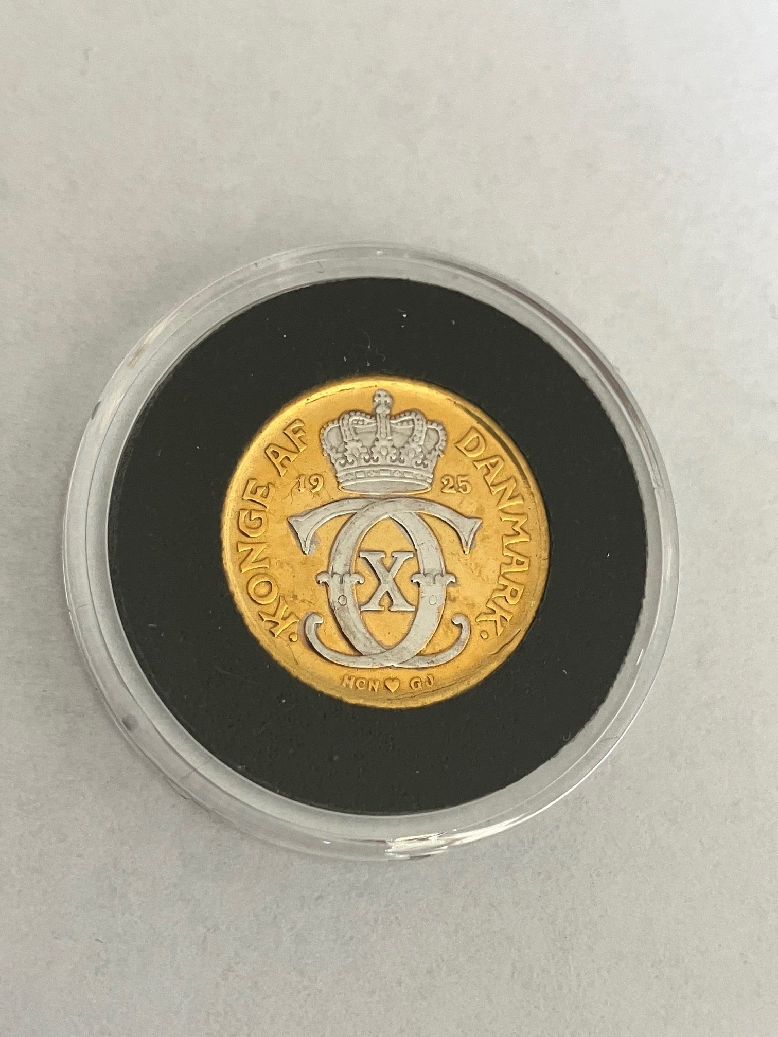 1/2 Krone 1925 - Forgyldt