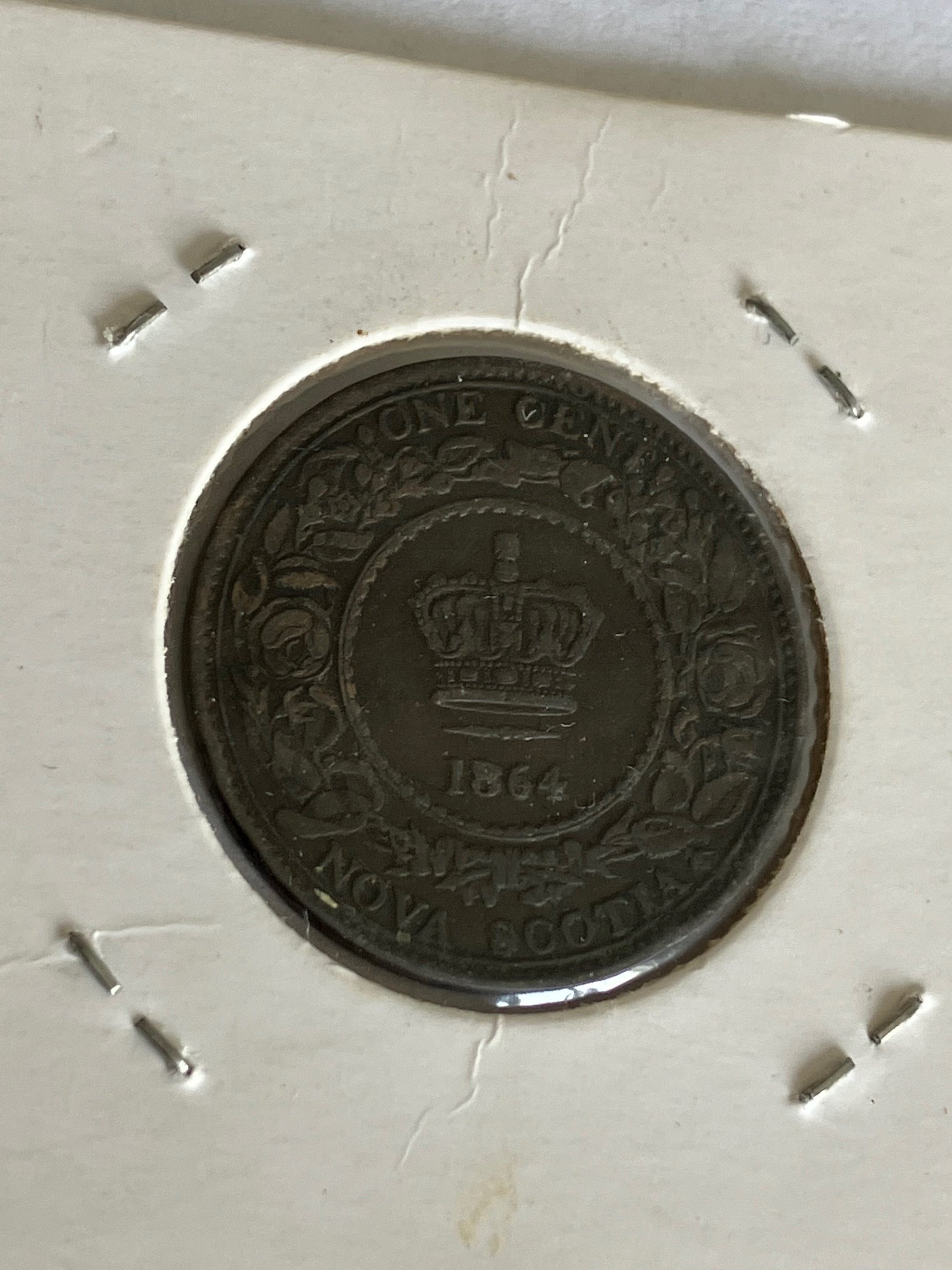 One Cent Novia Scotia 1864
