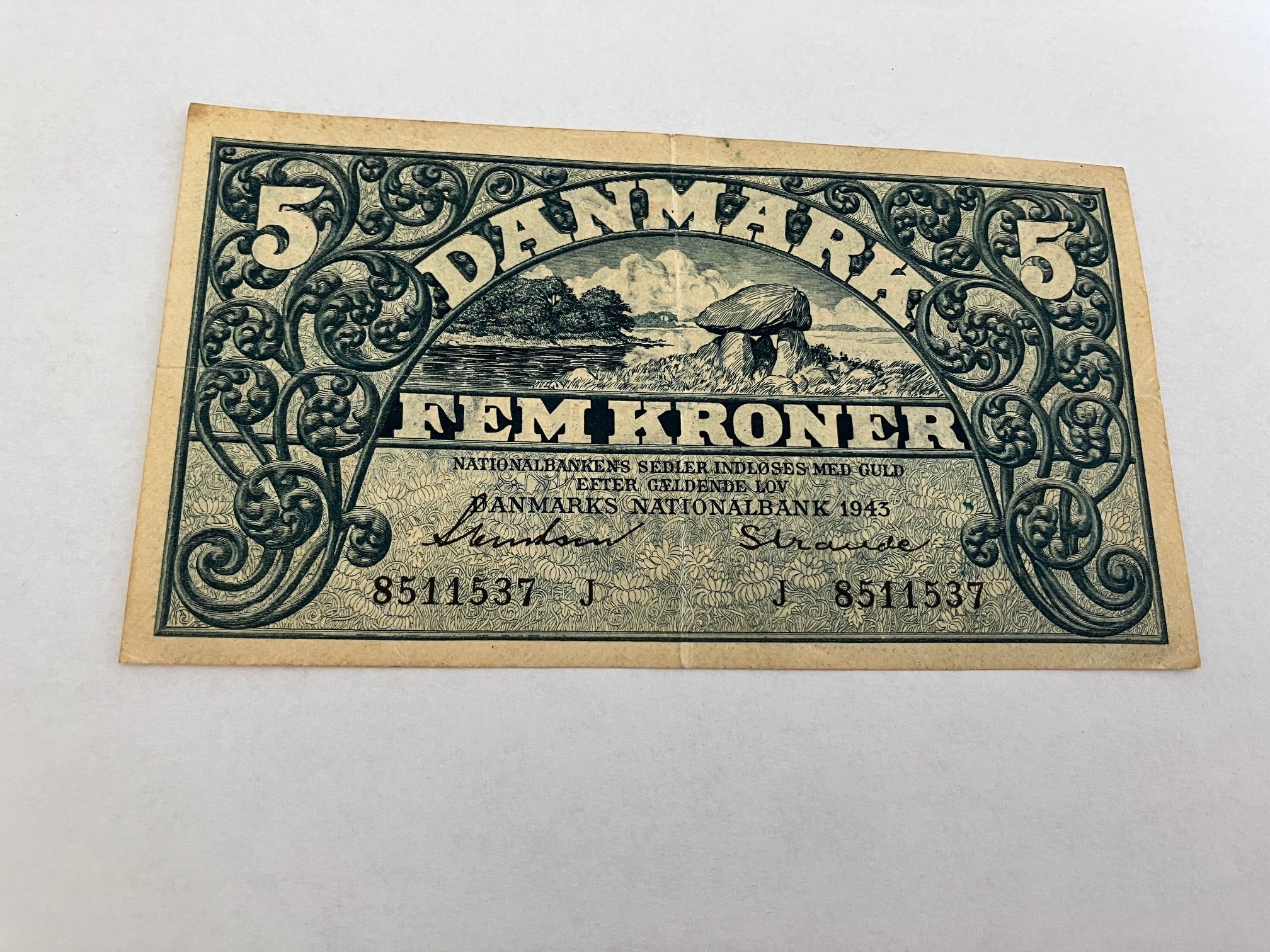 5 Kroner 1943 J