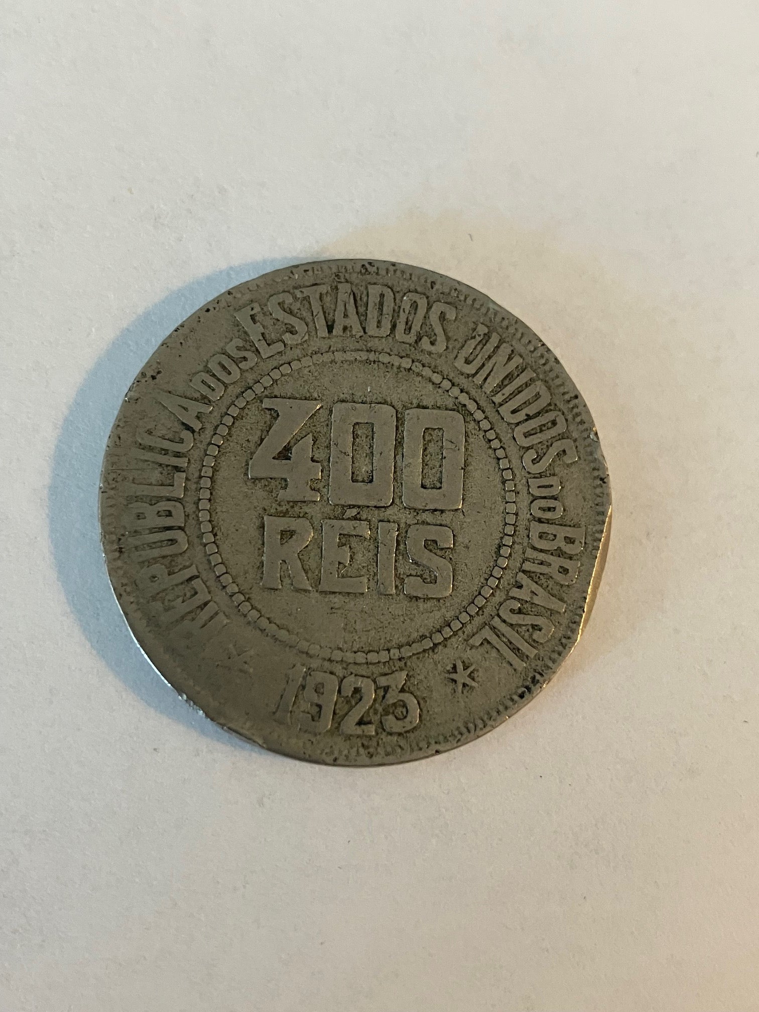 400 Reis Brazil 1923