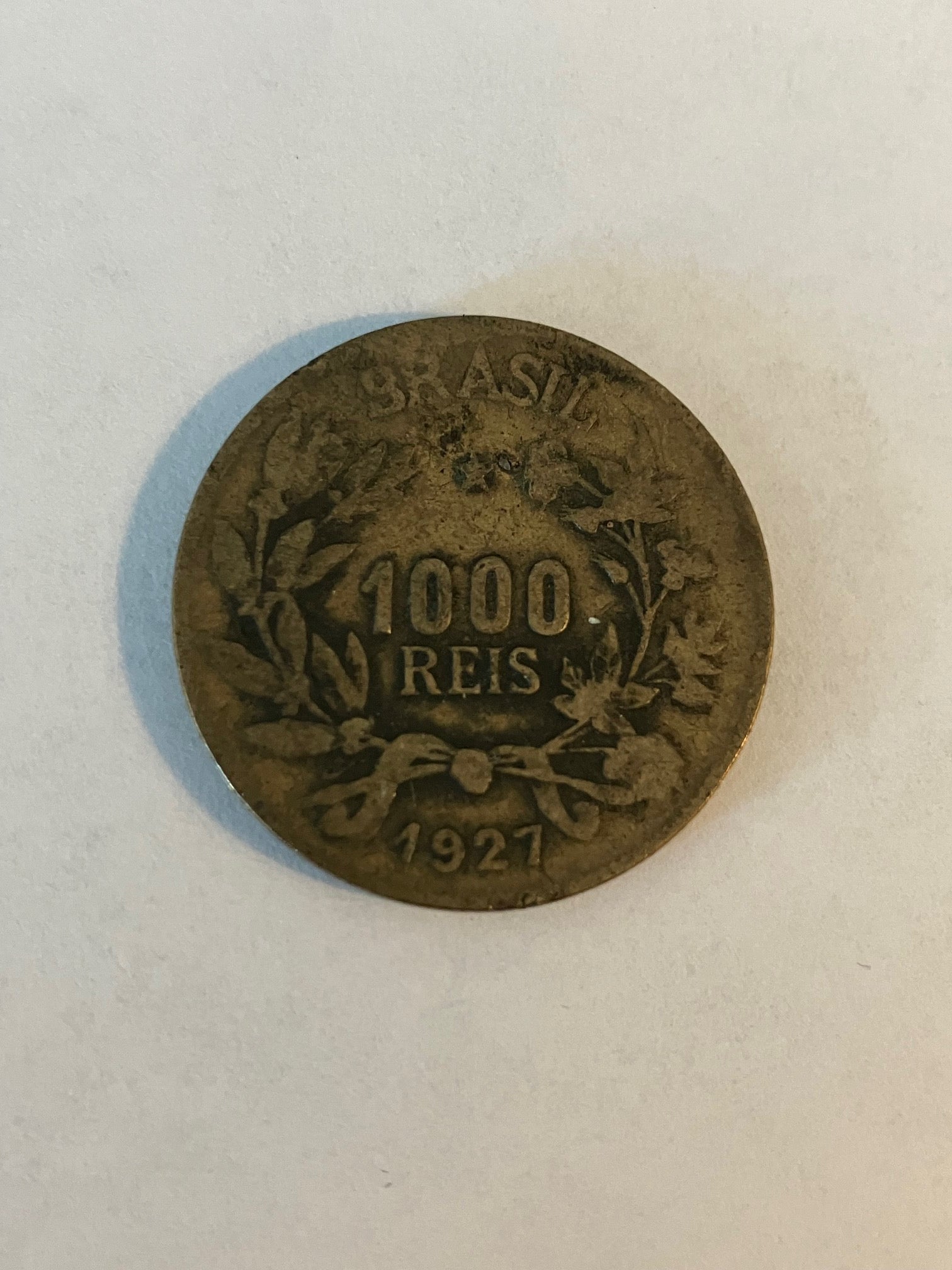 1000 Reis Brazil 1927