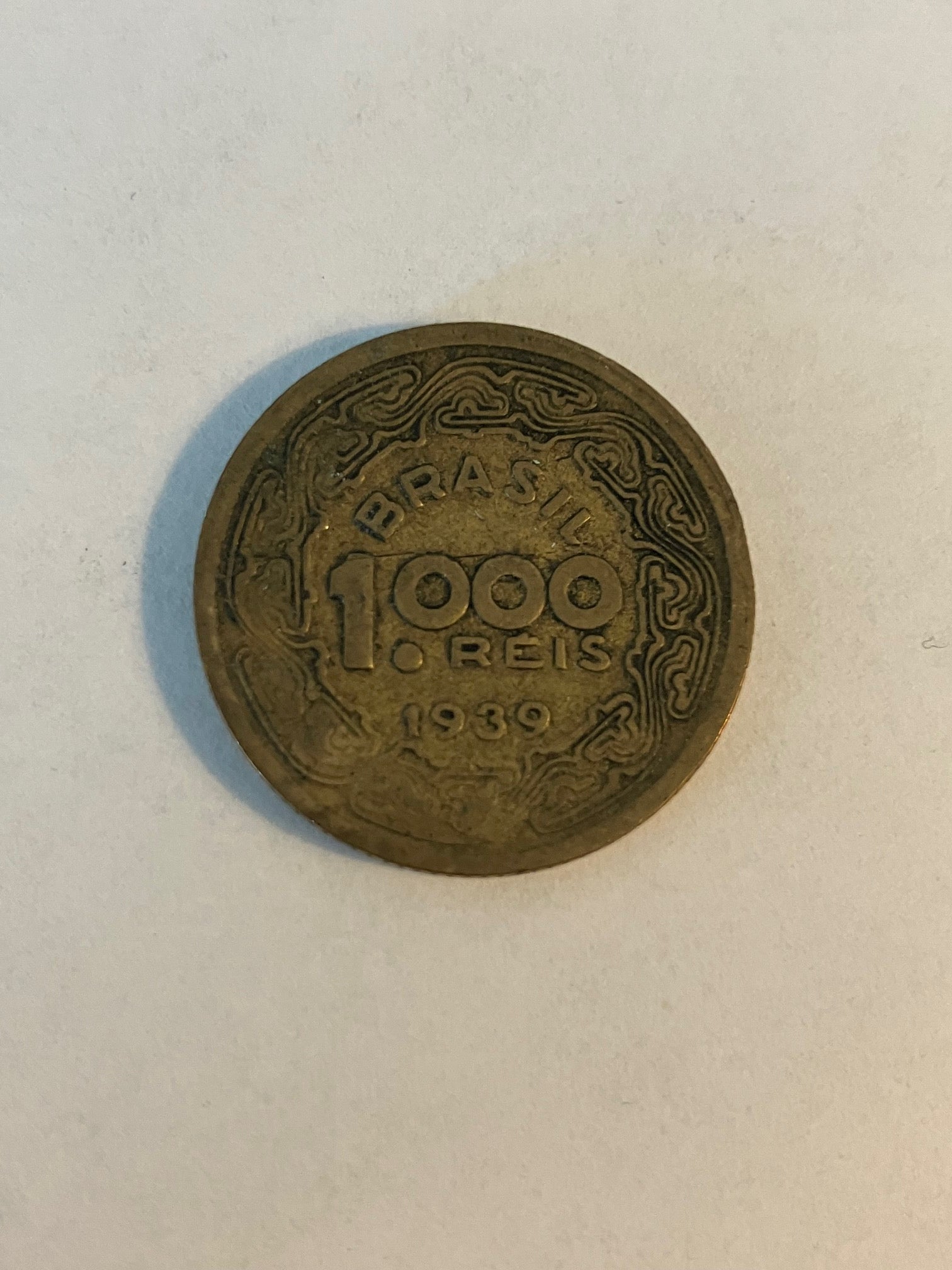 1000 Reis Brazil 1939