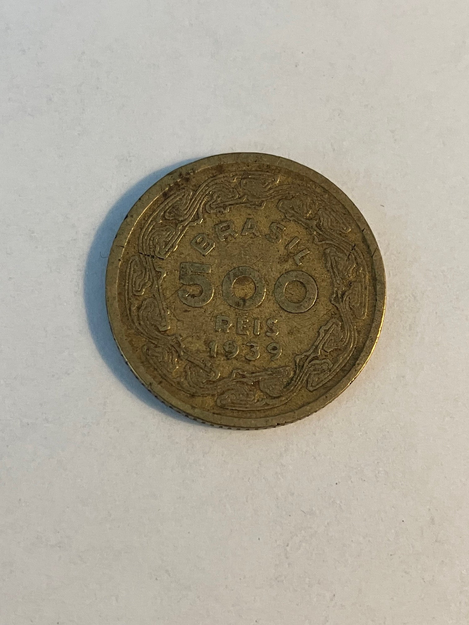 500 Reis Brazil 1939
