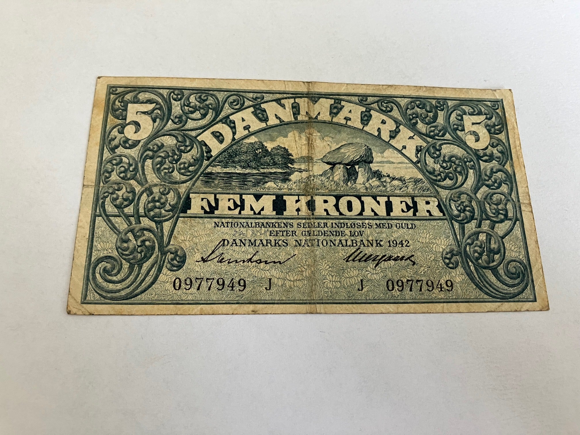 5 Kroner 1942 J