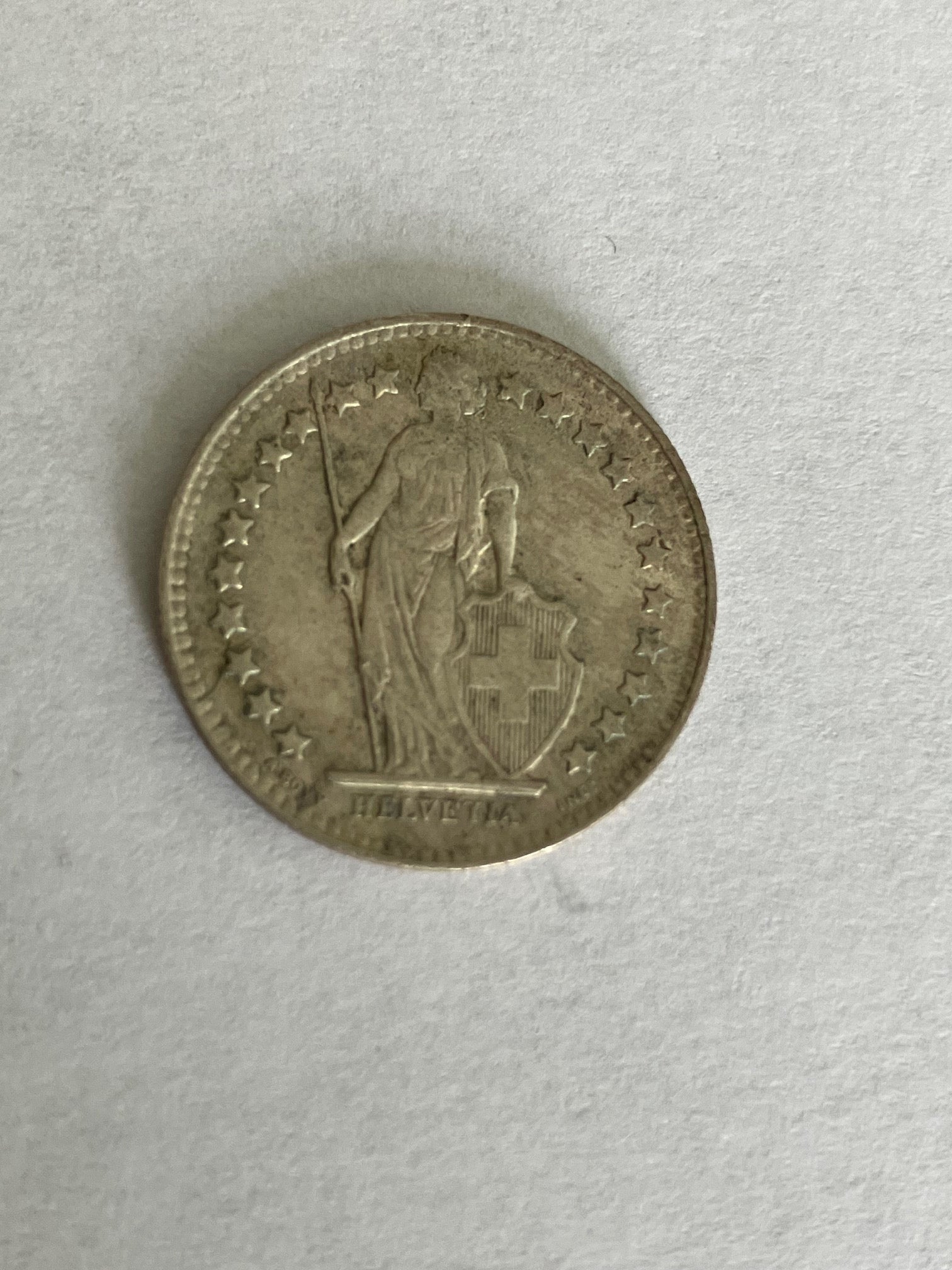 1/2 Franc Switzerland 1955