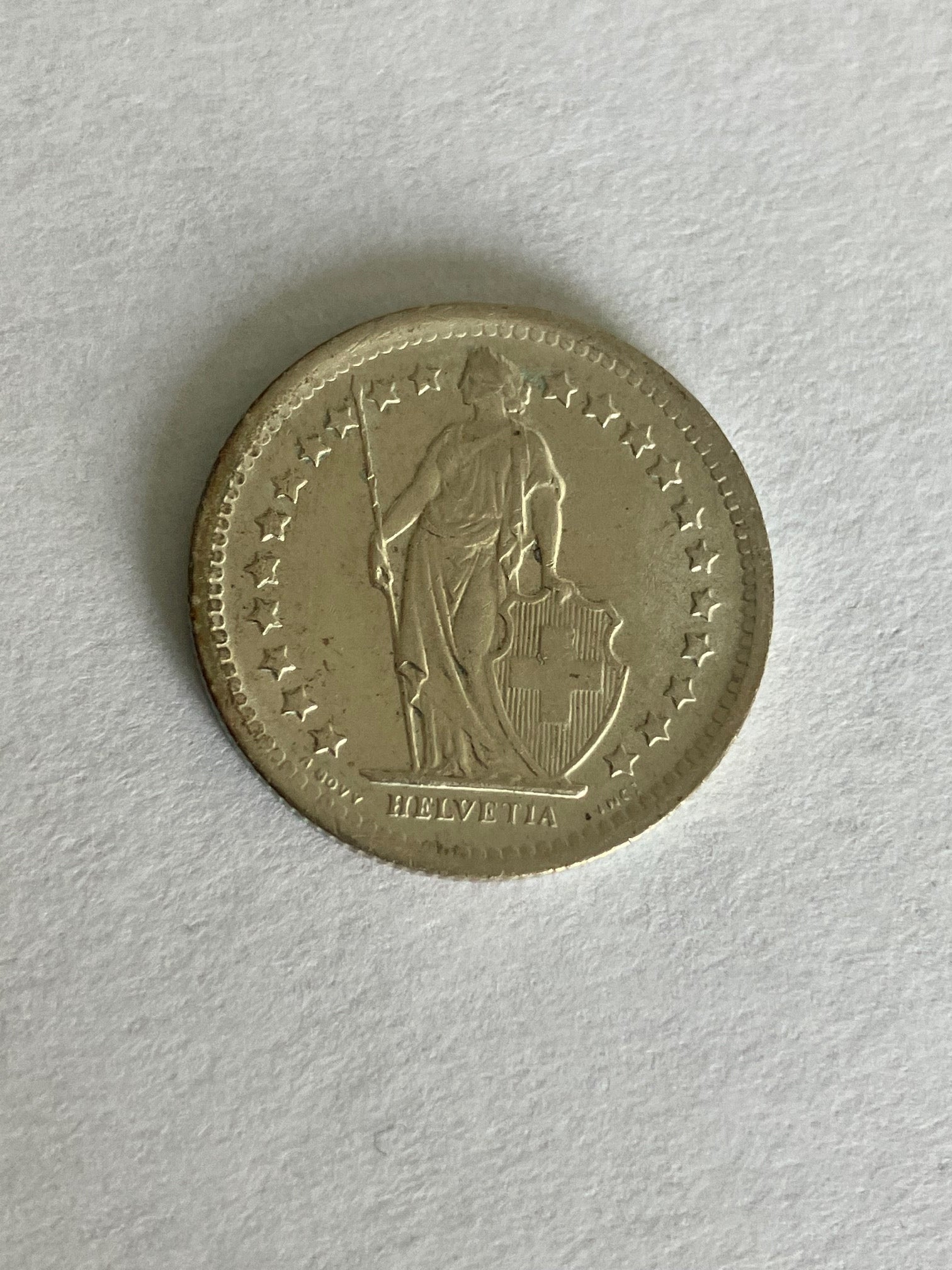 1/2 Franc Switzerland 1966