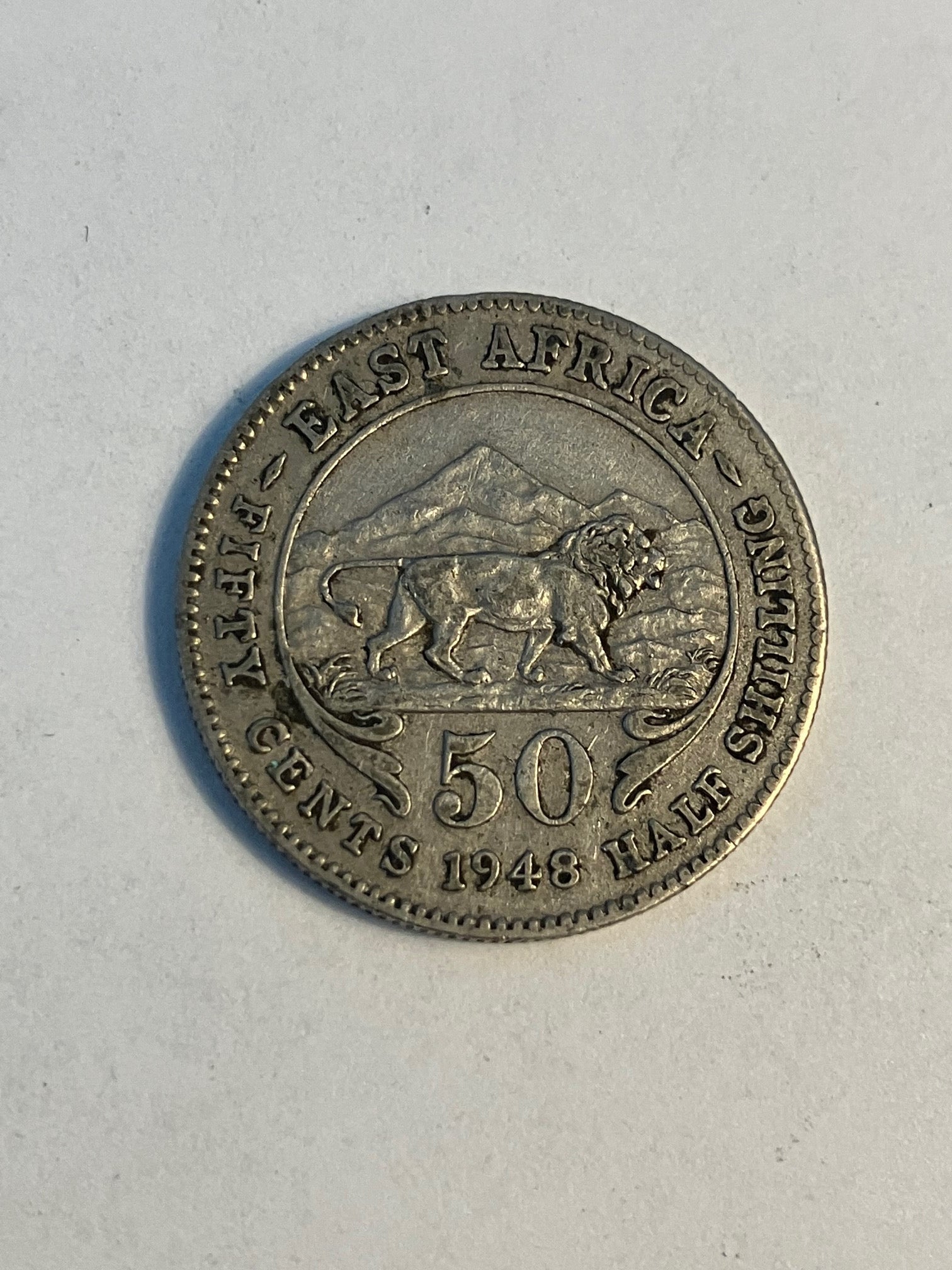 East Africa Half Shilling 1948