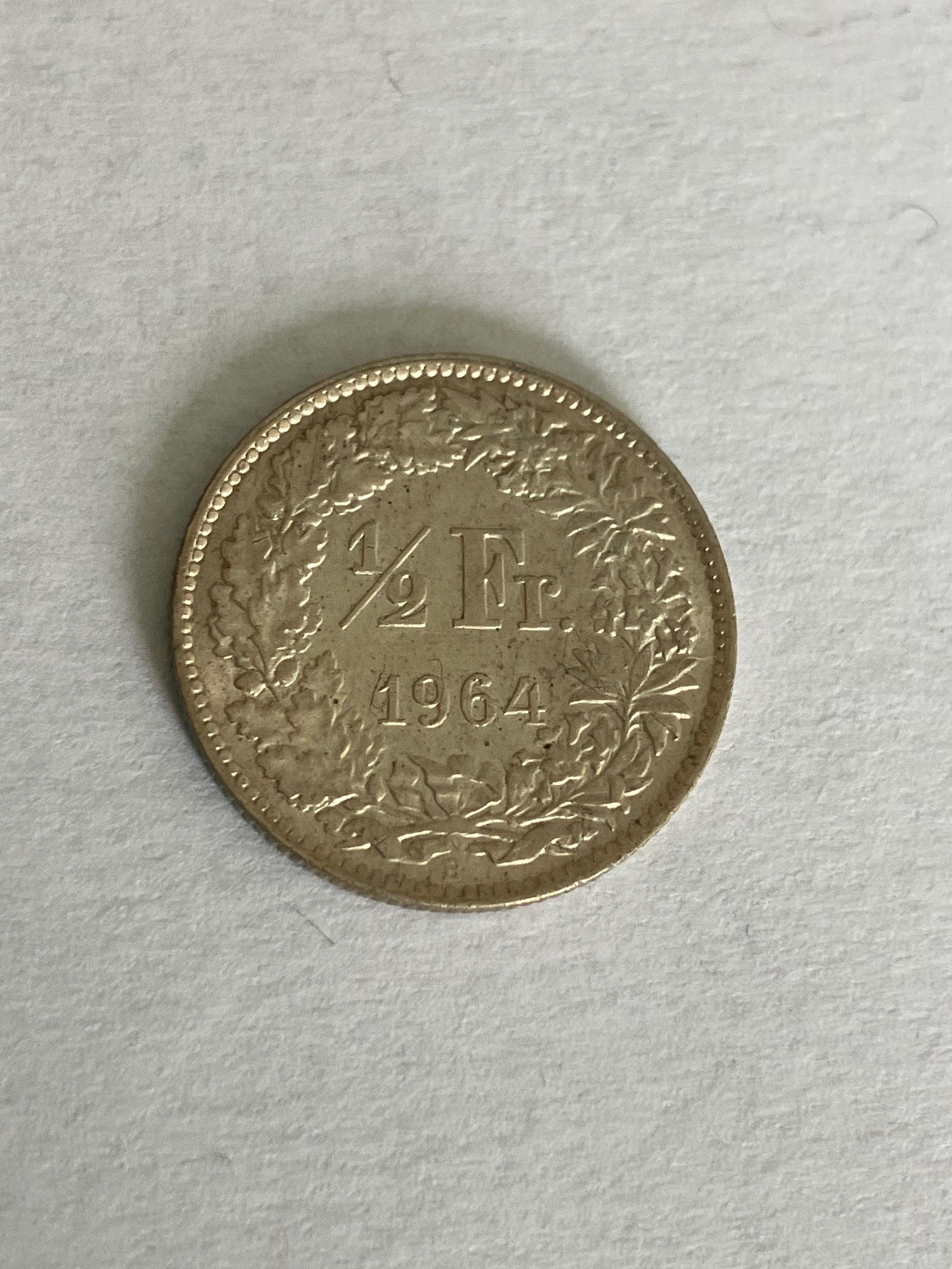 1/2 Franc Switzerland 1964