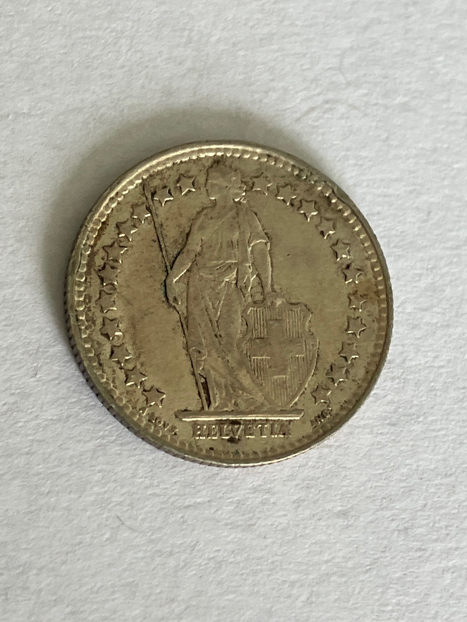 1/2 Franc Switzerland 1920