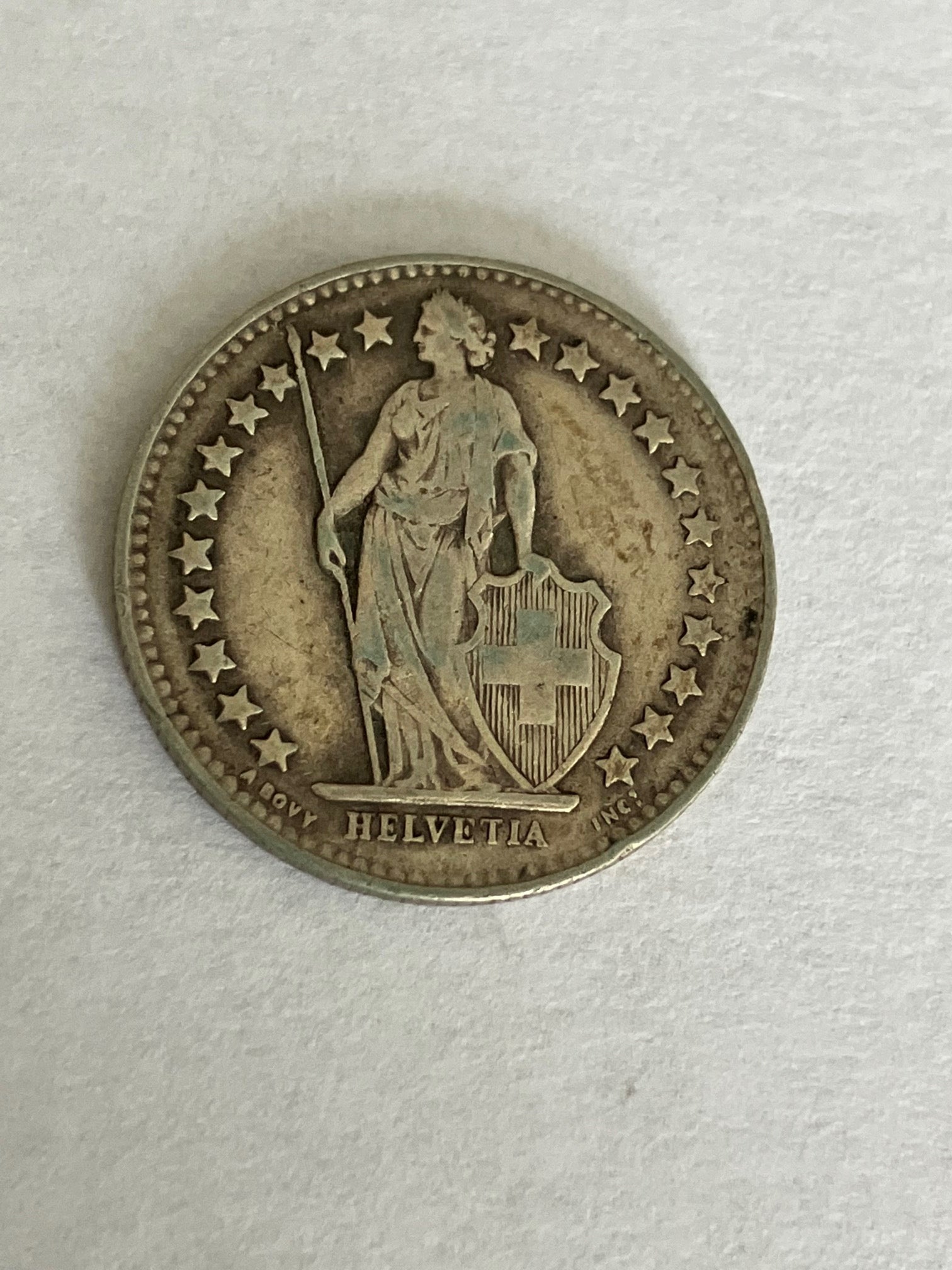 1/2 Franc Switzerland 1931