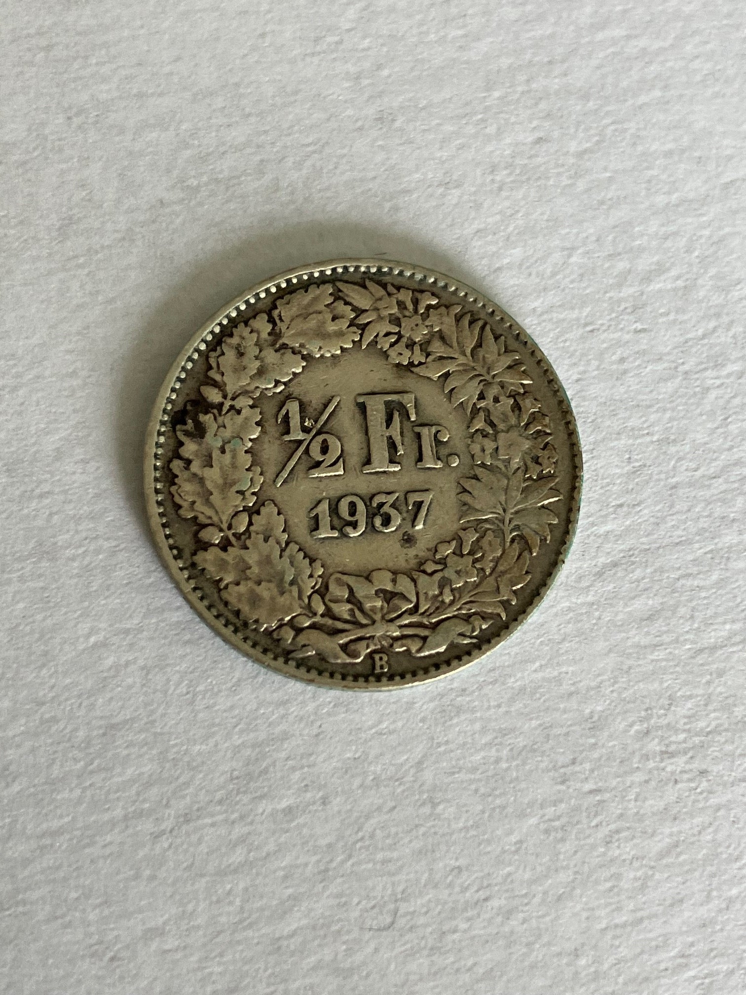 1/2 Franc Switzerland 1937