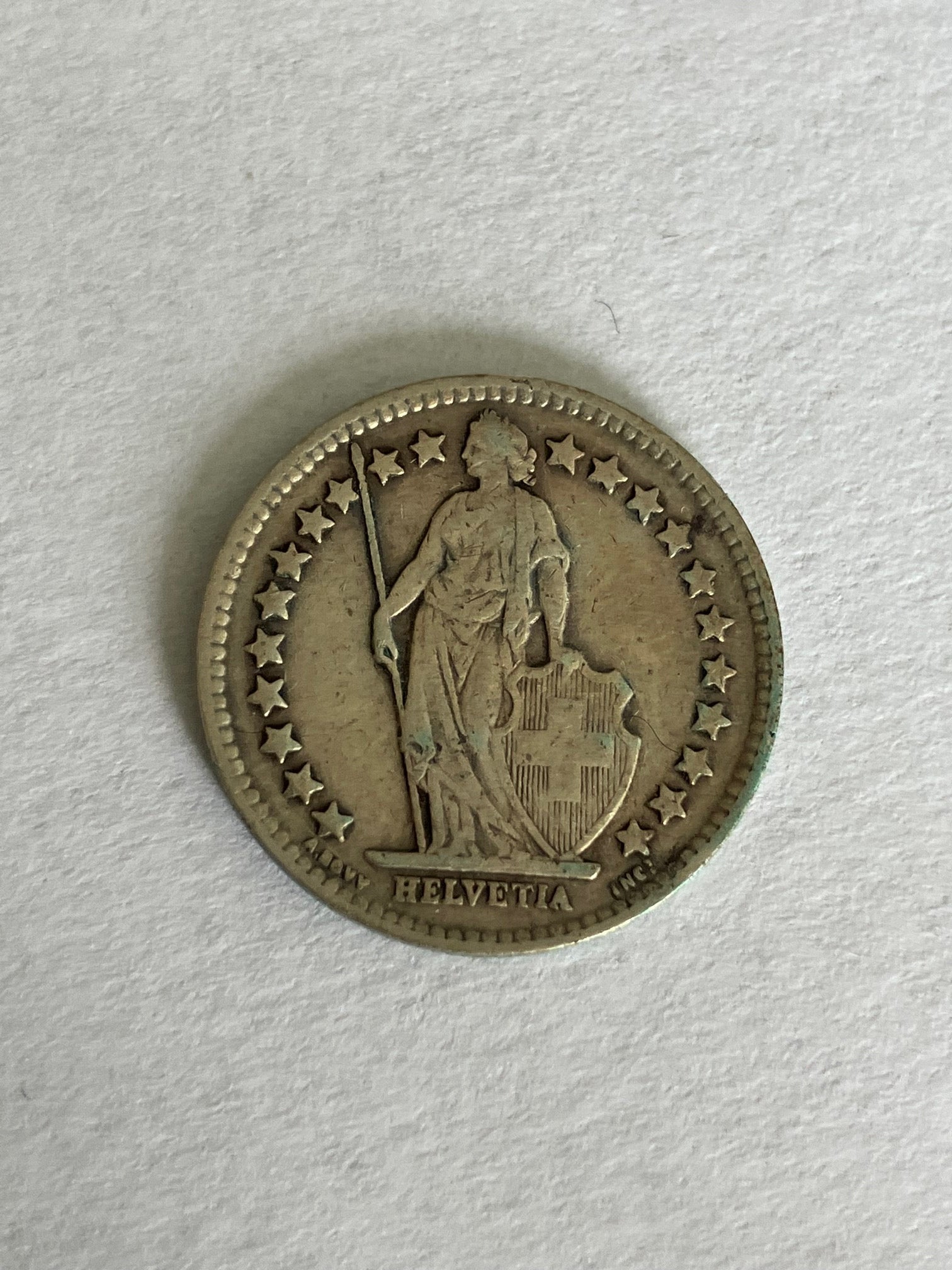 1/2 Franc Switzerland 1937