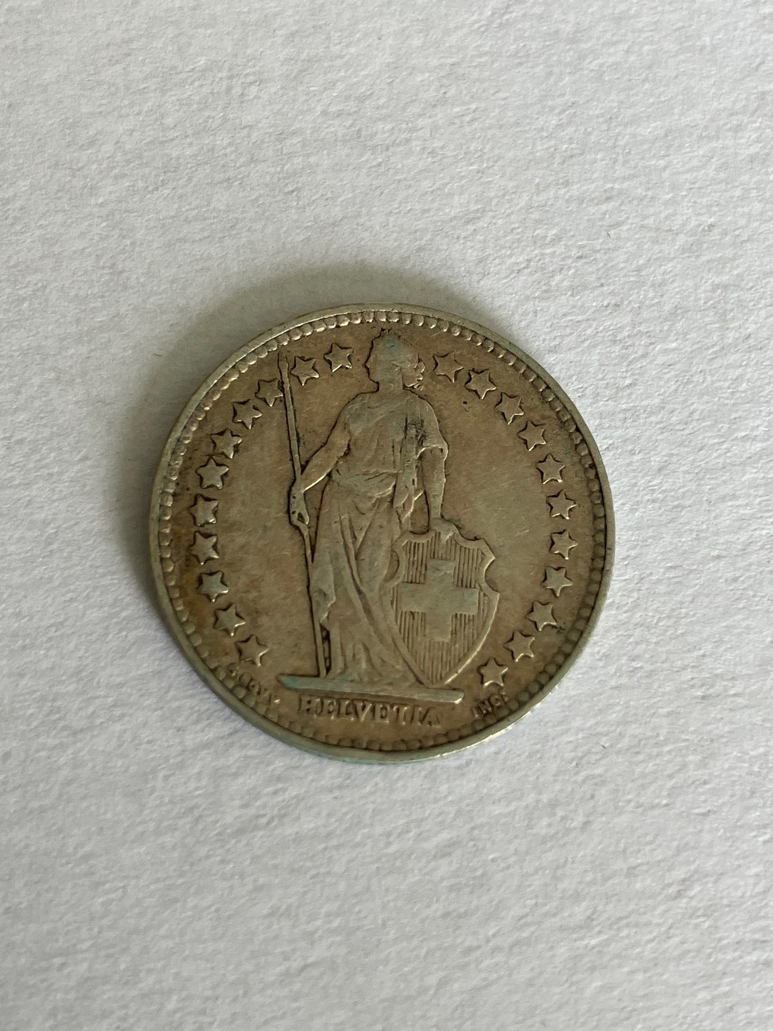 1/2 Franc Switzerland 1916