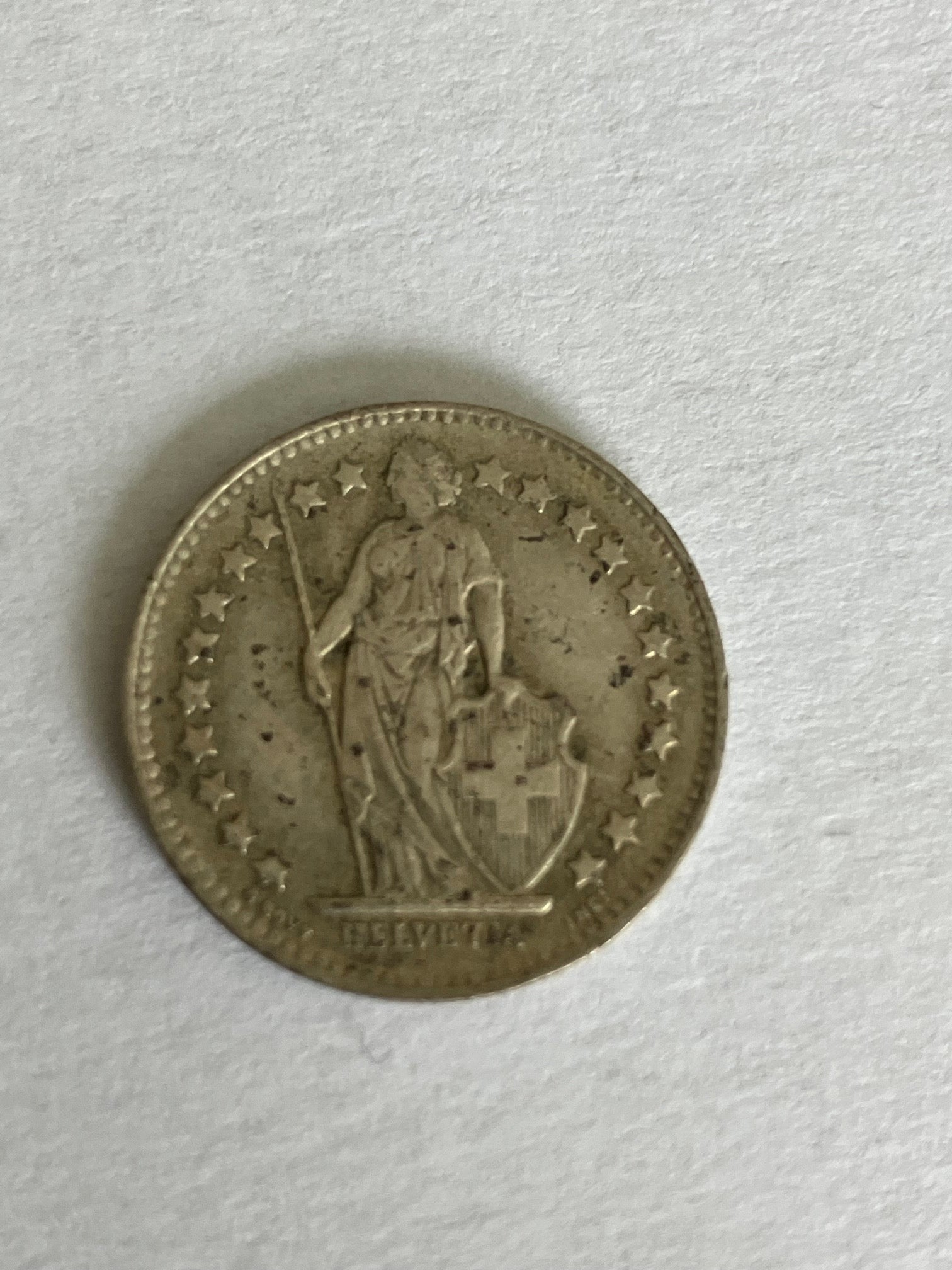 1/2 Franc Switzerland 1944