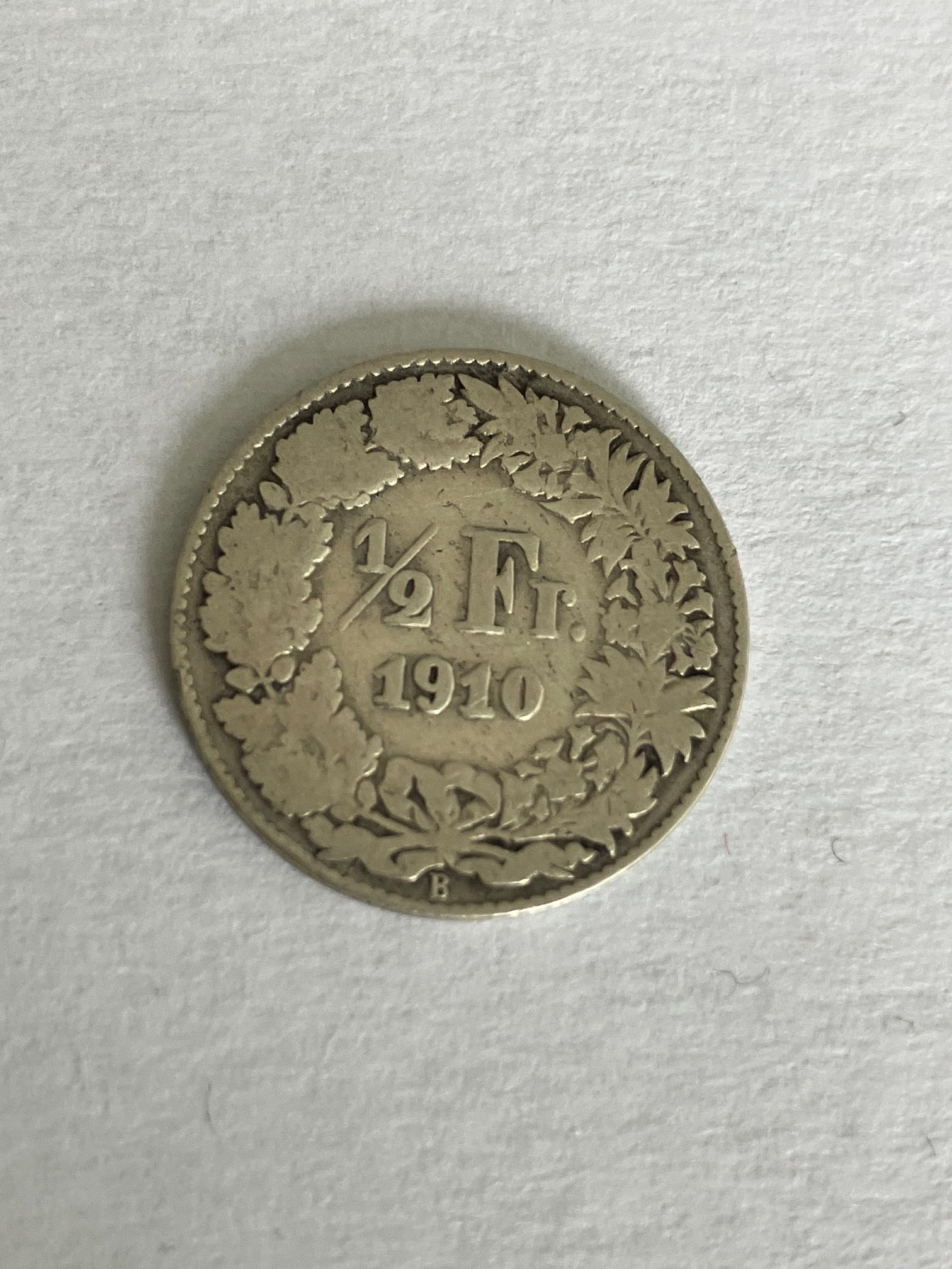 1/2 Franc Switzerland 1910