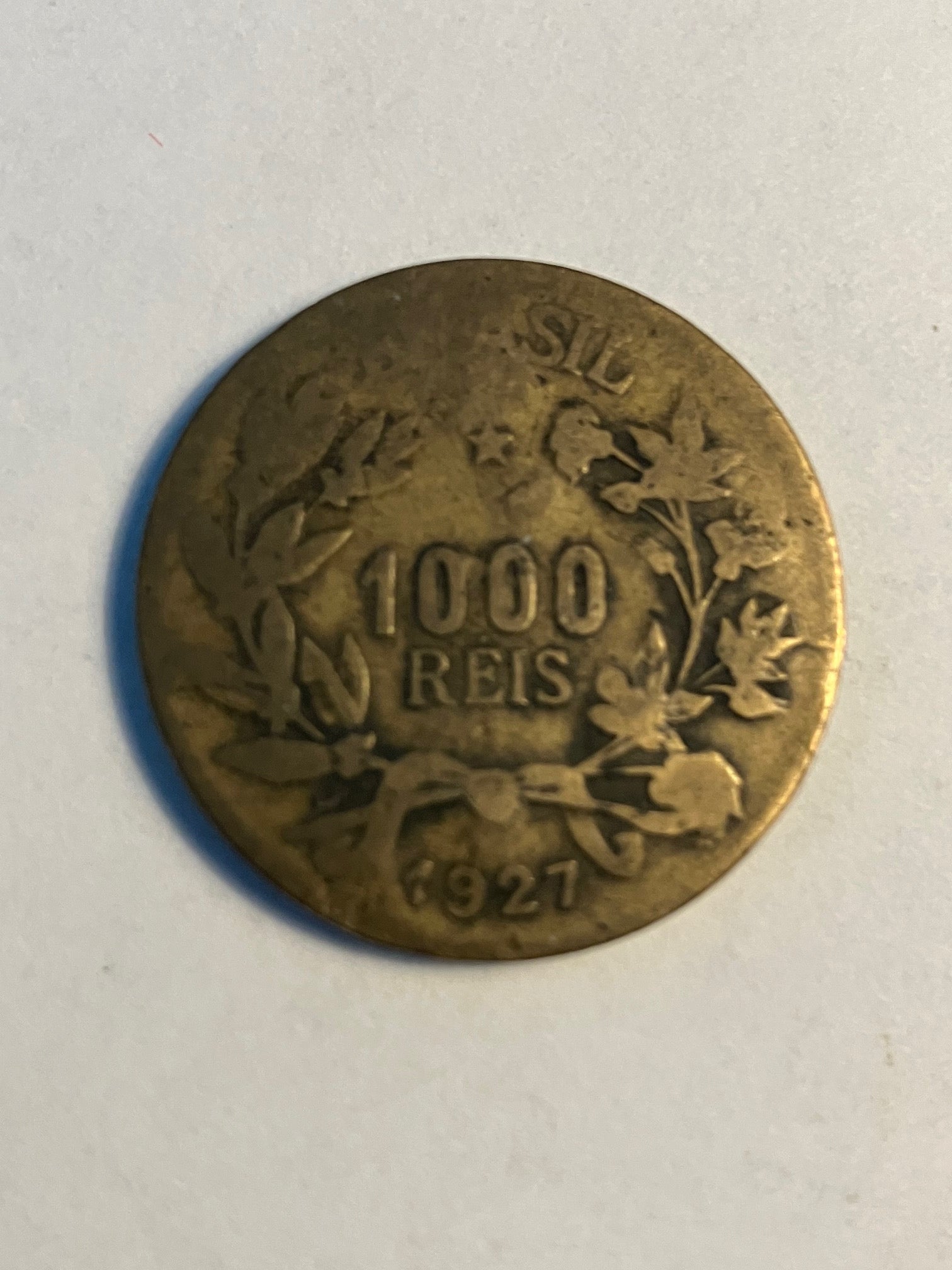 1000 Reis Brazil 1927