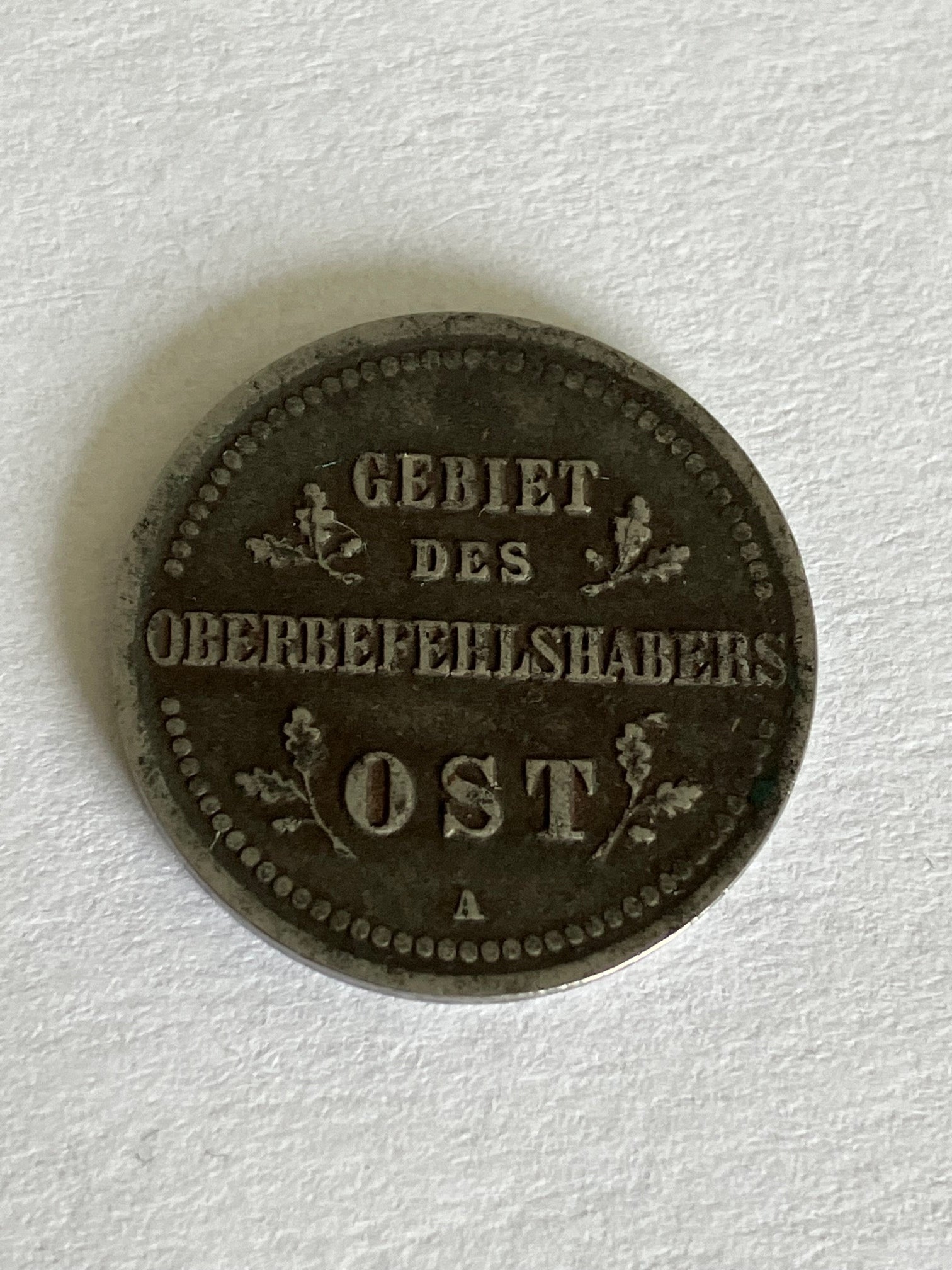2 Kopecks Germany Occupied Russia 1916