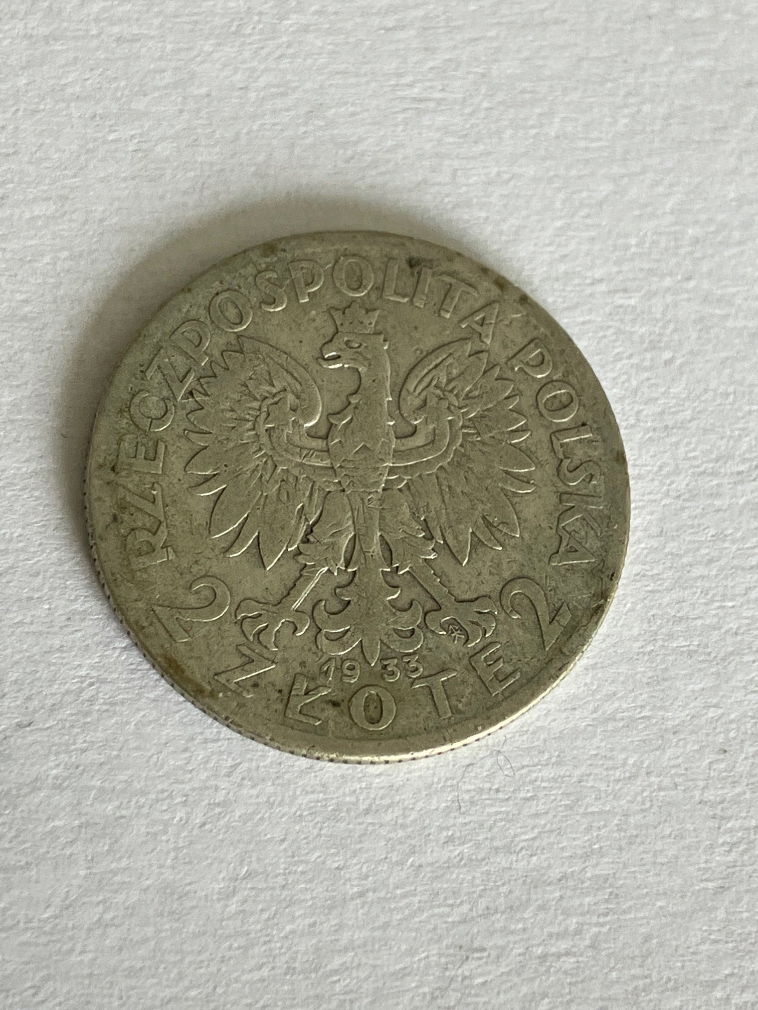 2 Zloty 1933 Poland