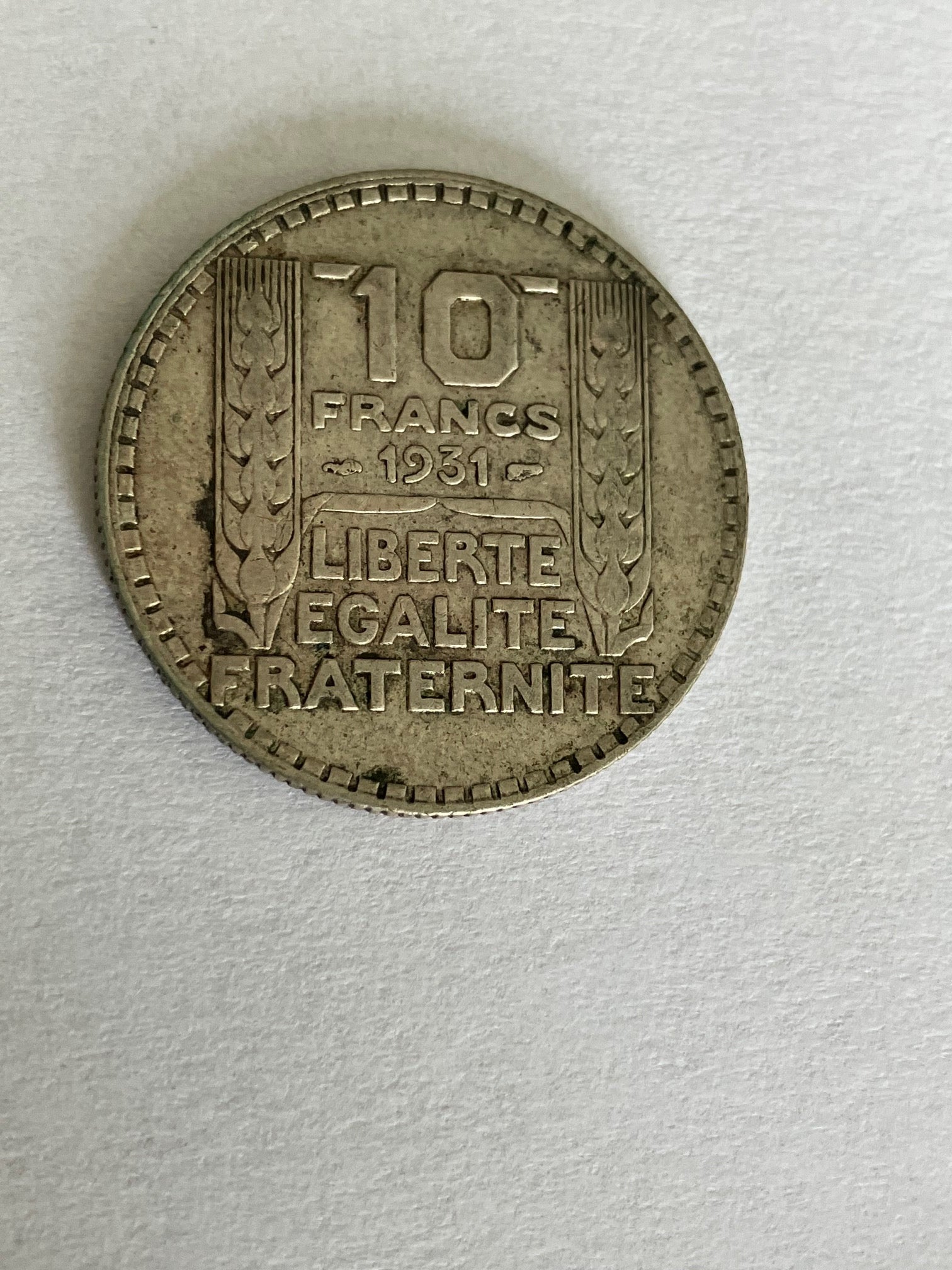 10 Francs France 1931