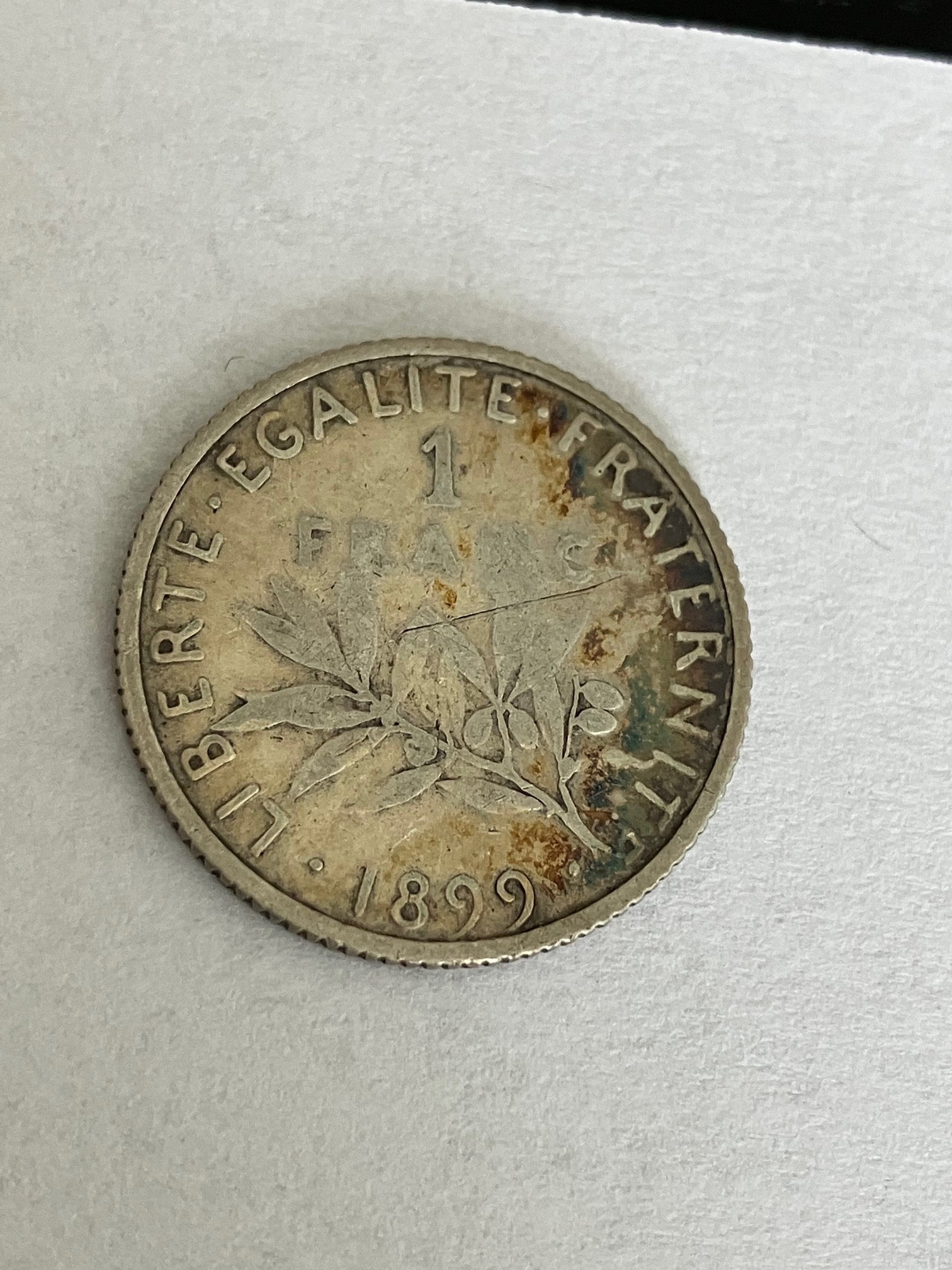 1 Franc France 1899
