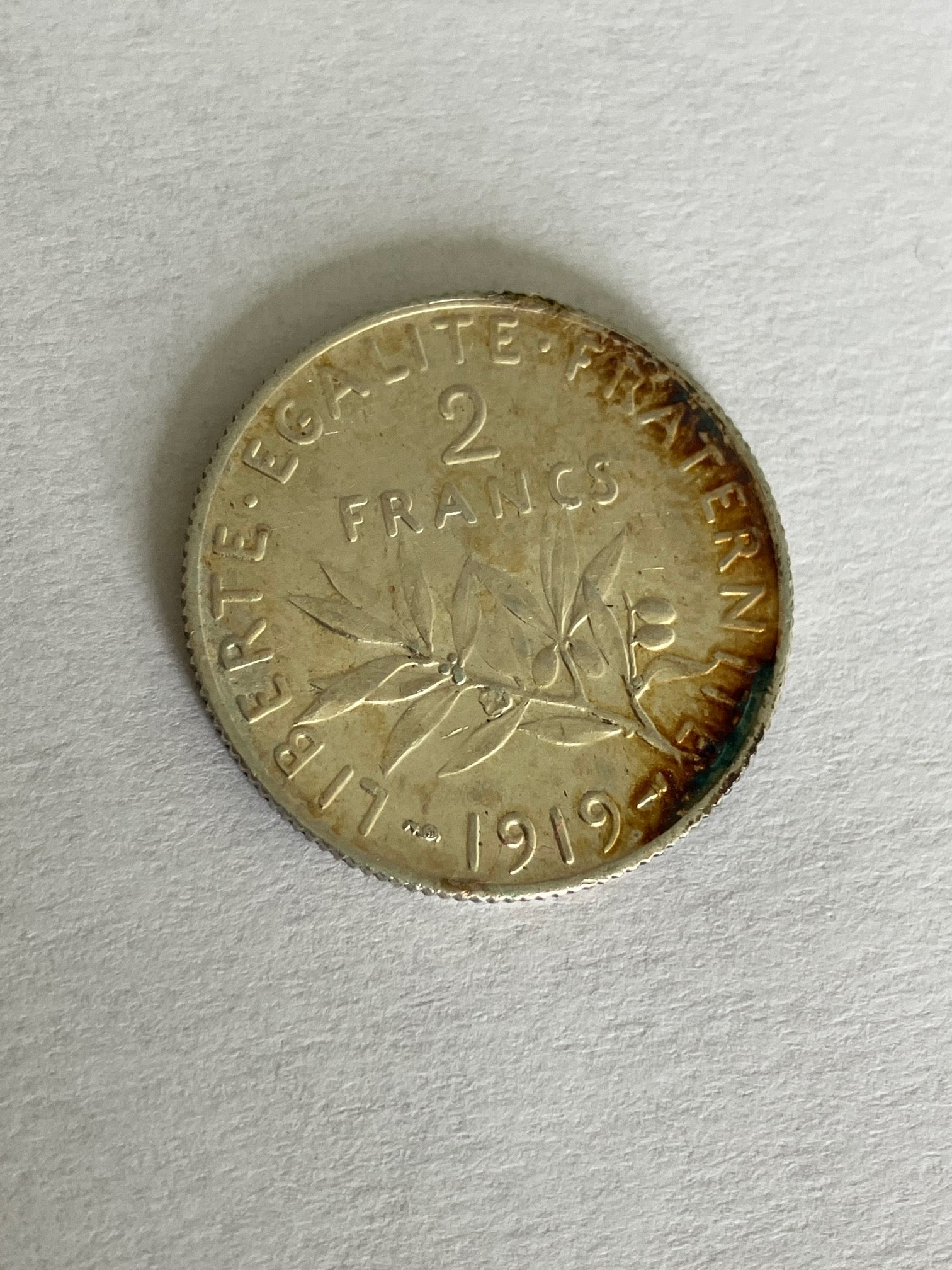 2 Francs France 1919