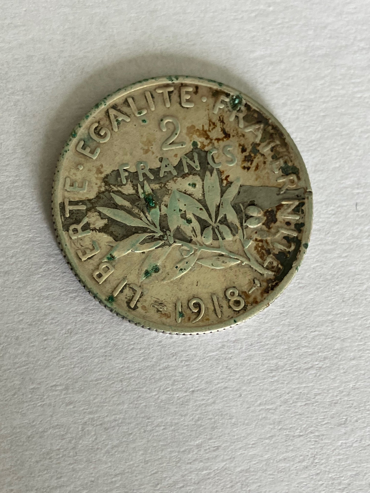 2 Francs France 1918